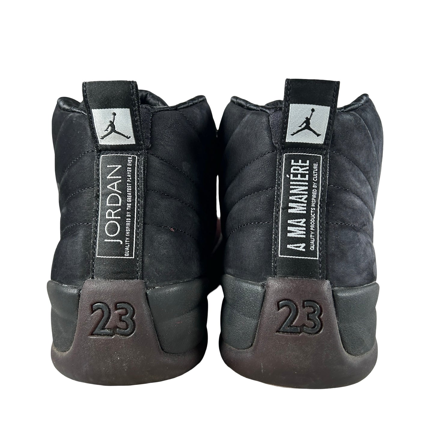 DV6989 001 Jordan 12 Retro SP A Ma Maniére Black (Women's) [USED] - 13 W (Used4)