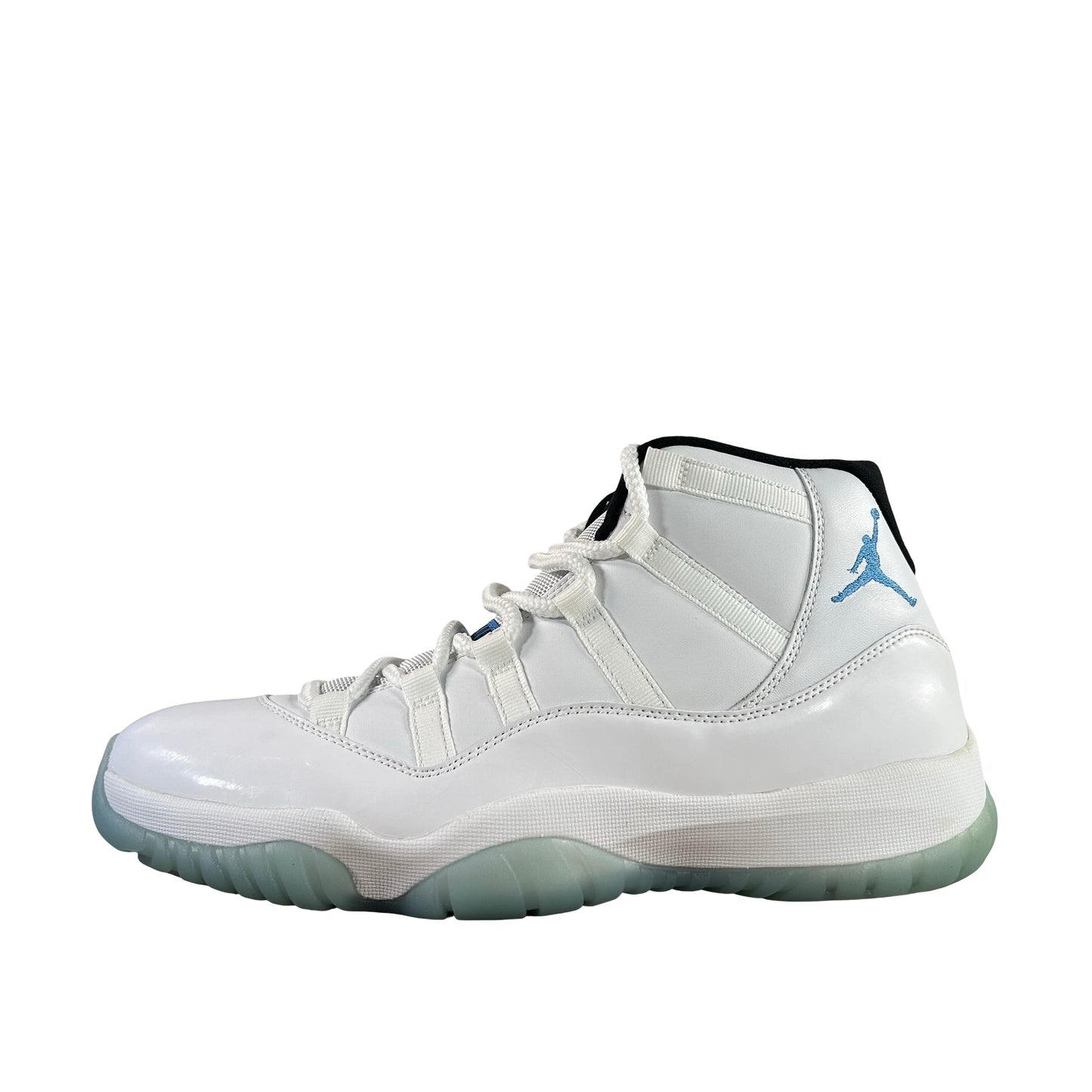 378037 117 Air Jordan 11 Retro Legend Blue (2014) - 10.5 M (Yellowing) (Glue Mark)