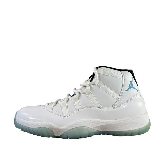 378037 117 Air Jordan 11 Retro Legend Blue (2014) - 10.5 M (Yellowing) (Glue Mark)