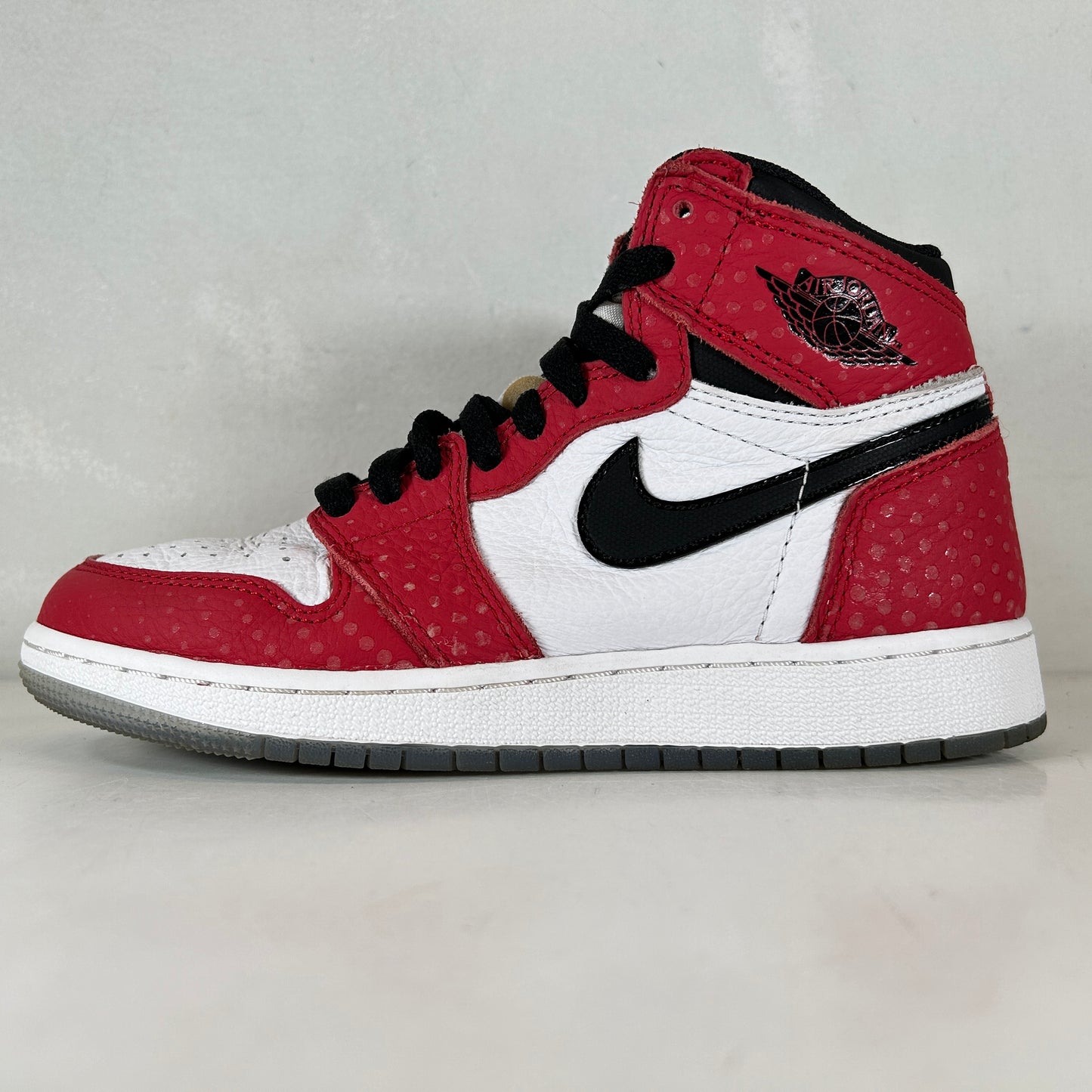 575441 602 Jordan 1 Retro High Spider-Man Origin Story (GS) [USED] - 4 Y (Used) (No Box)