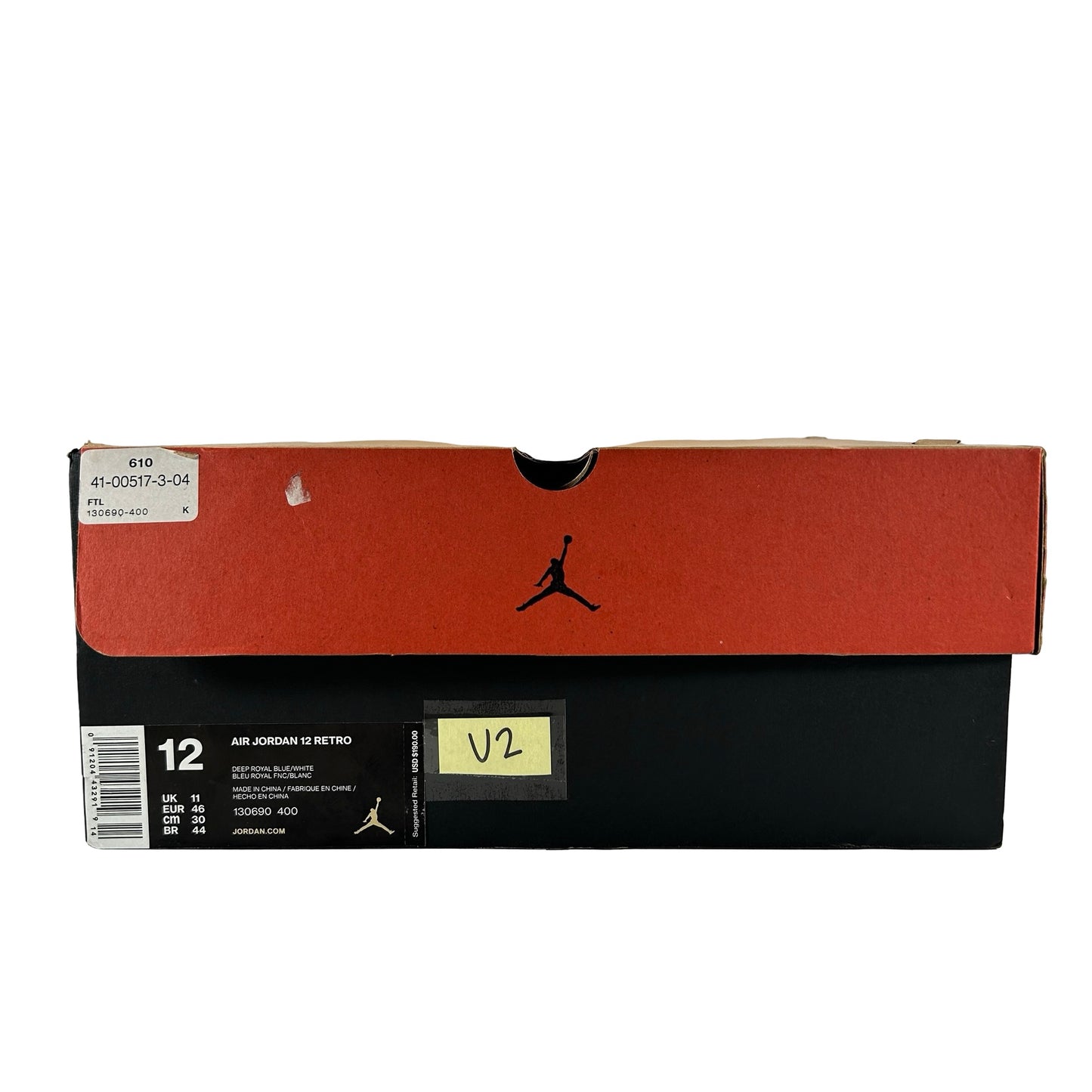 130690 400 Jordan 12 Retro Deep Royal Blue [USED] - 12 M (Used2)