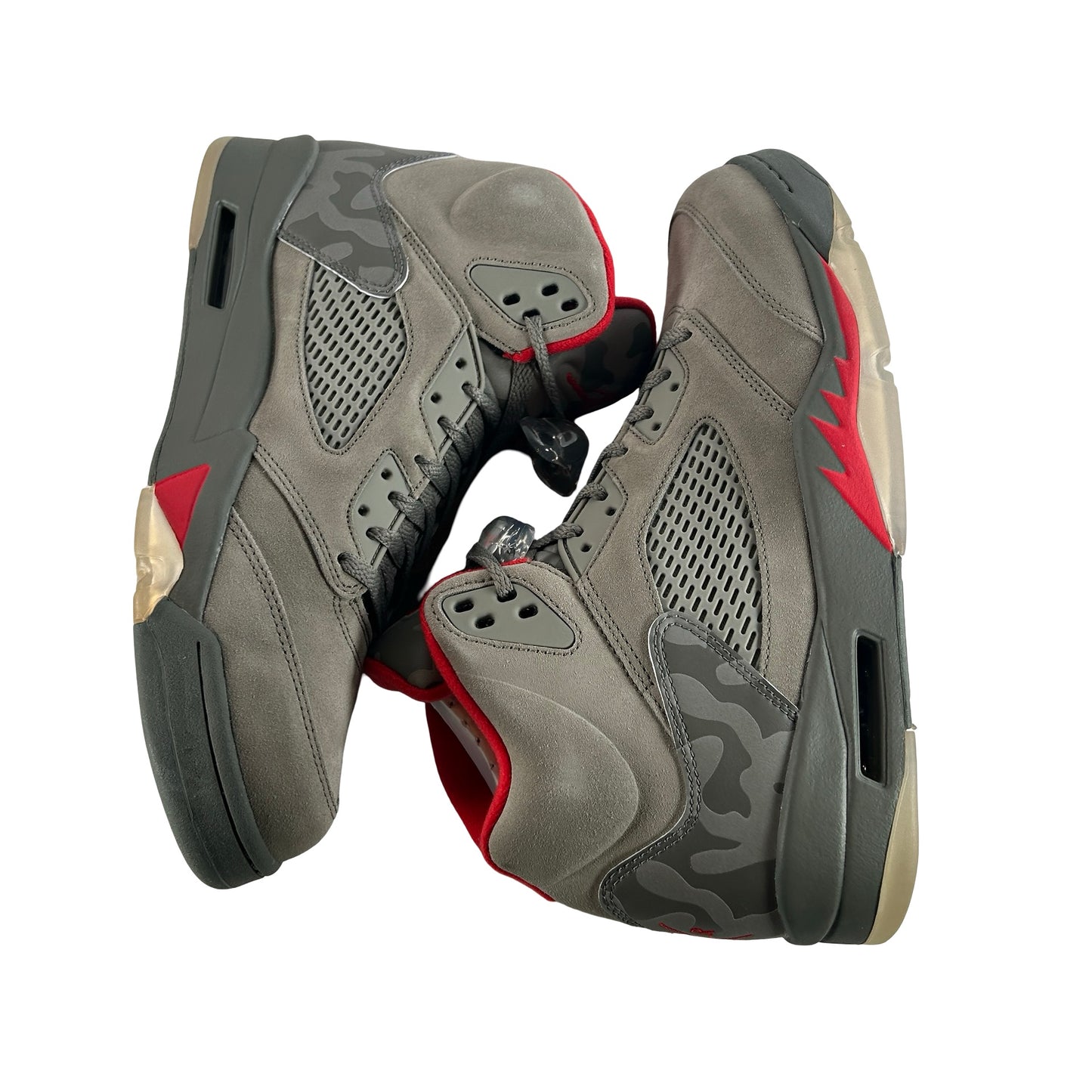 136027 051 Jordan 5 Retro P51 Camo - 11.5 M (Yellowing Soles)