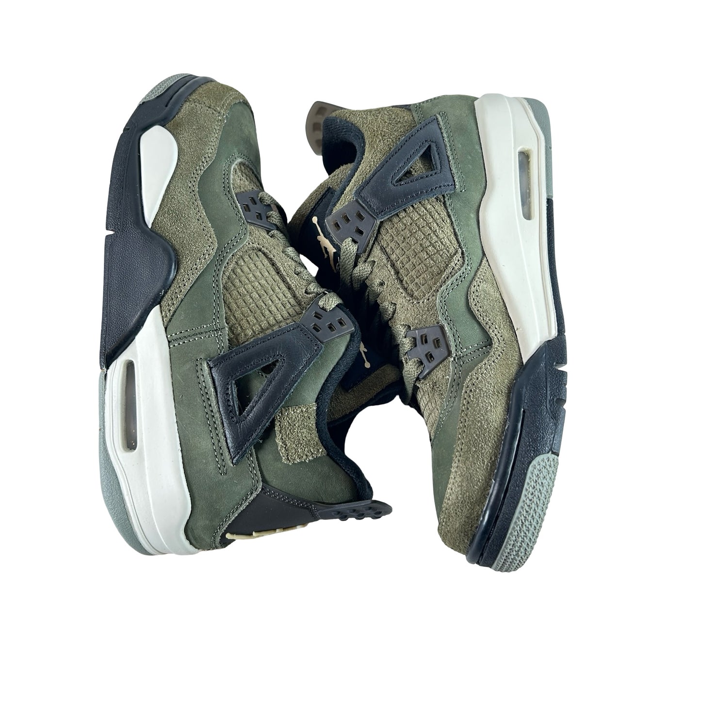 FB9928 200 Jordan 4 Retro SE Craft Medium Olive (GS) [USED] - 6 Y (Used2)