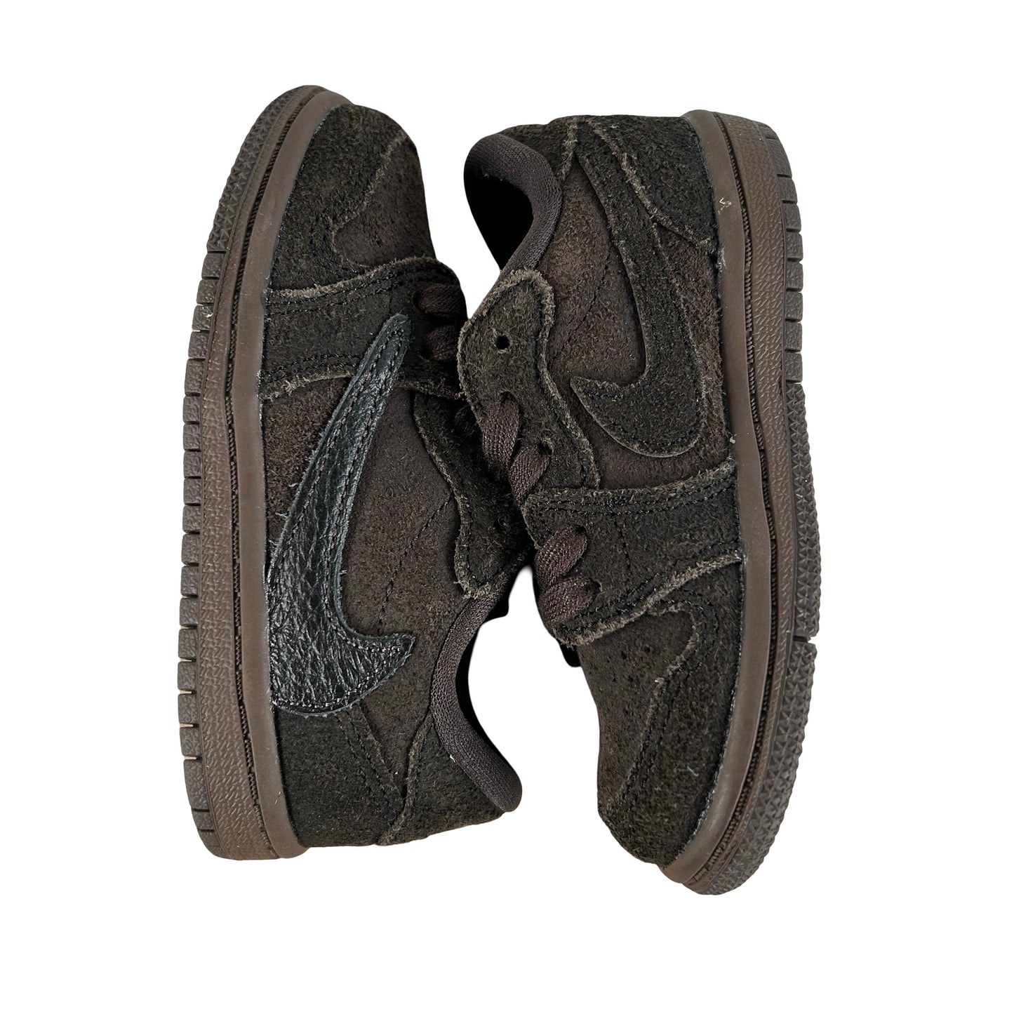 DO5441 202 Jordan 1 Retro Low OG SP Travis Scott Velvet Brown (TD) [USED] - 7 C (Used)