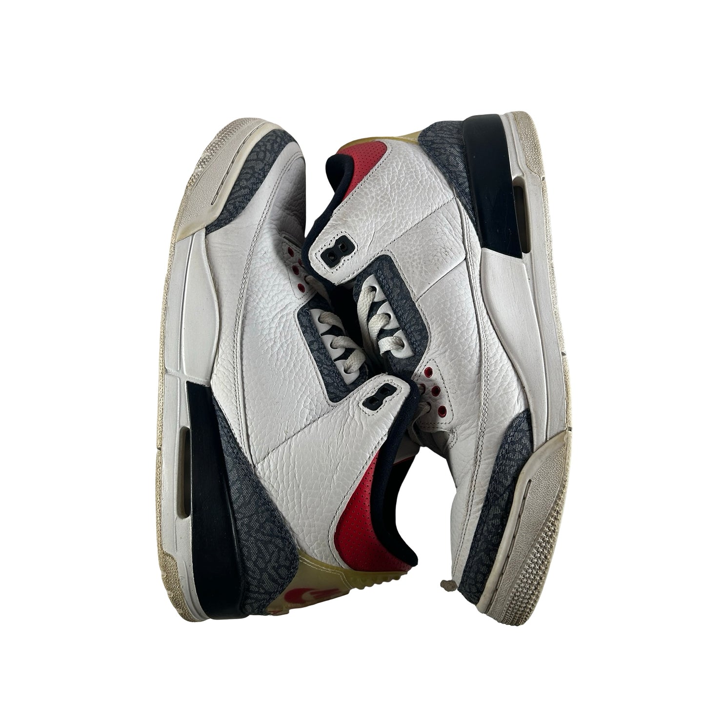 CZ6431 100 Jordan 3 Retro SE Fire Red Denim (2020) [USED] - 10.5 M (Used) (No Box)