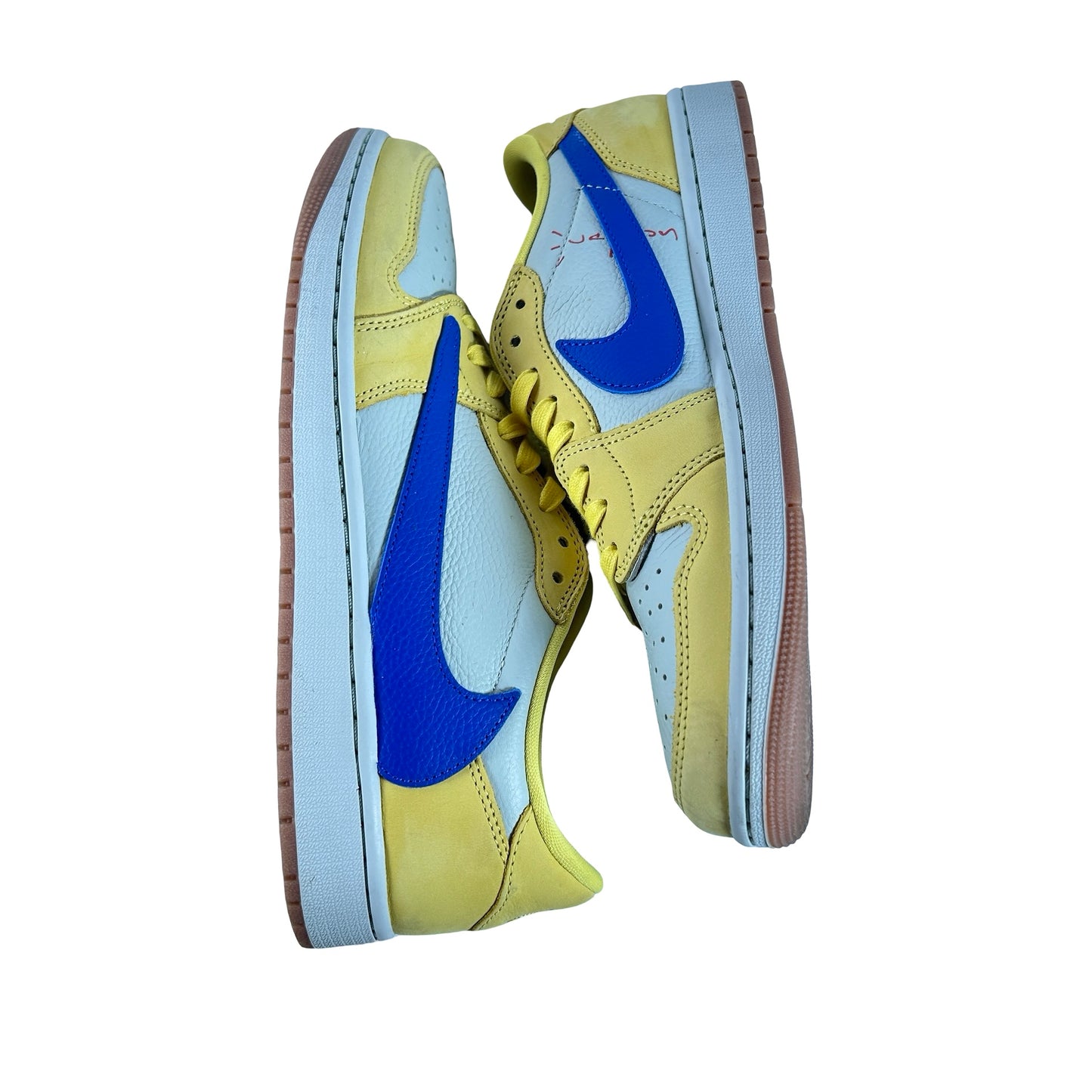 DZ4137 700 Jordan 1 Retro Low OG SP Travis Scott Canary (Women's) [USED] - 11.5 W (Used3))