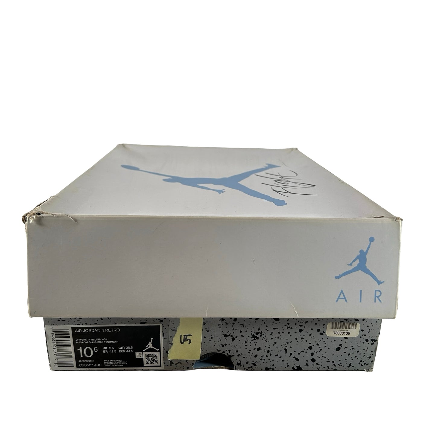 CT8527 400 Jordan 4 Retro University Blue [USED] - 10.5 M (Used5)