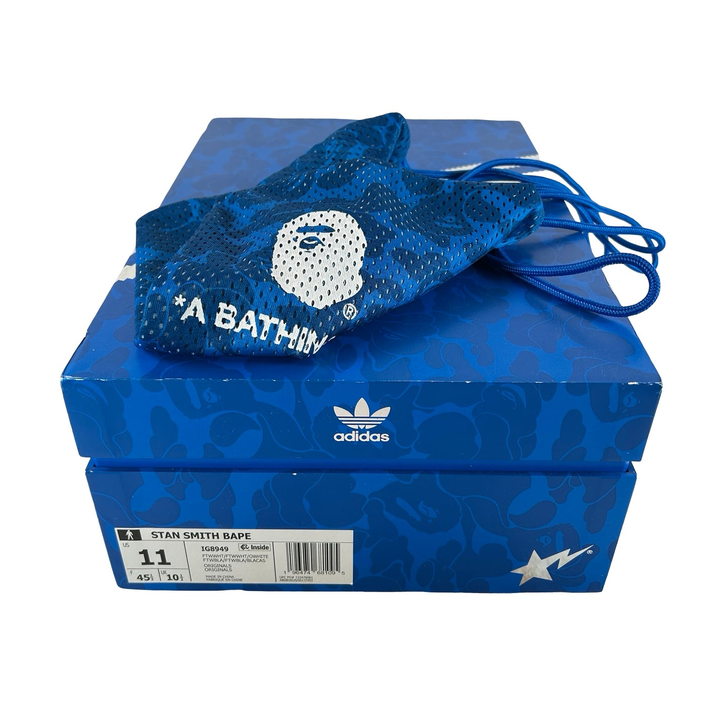 IG8949 adidas Stan Smith Bape ABC Camo [USED] - 11 M (Used)