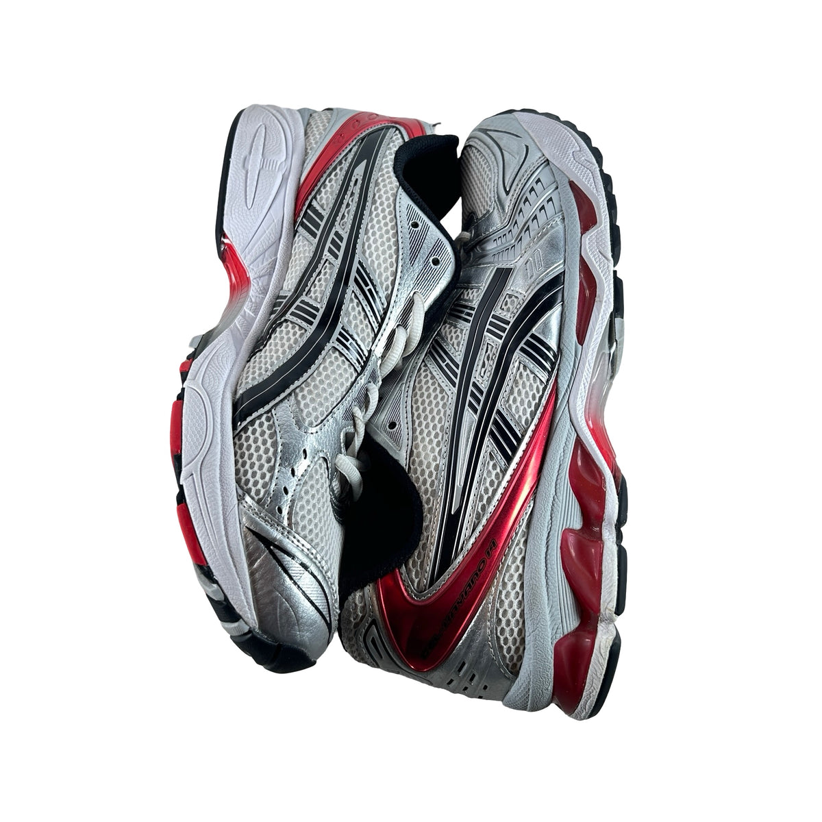 1201A019 103 ASICS Gel-Kayano 14 White Classic Red [USED] - 11.5 M (Used2)