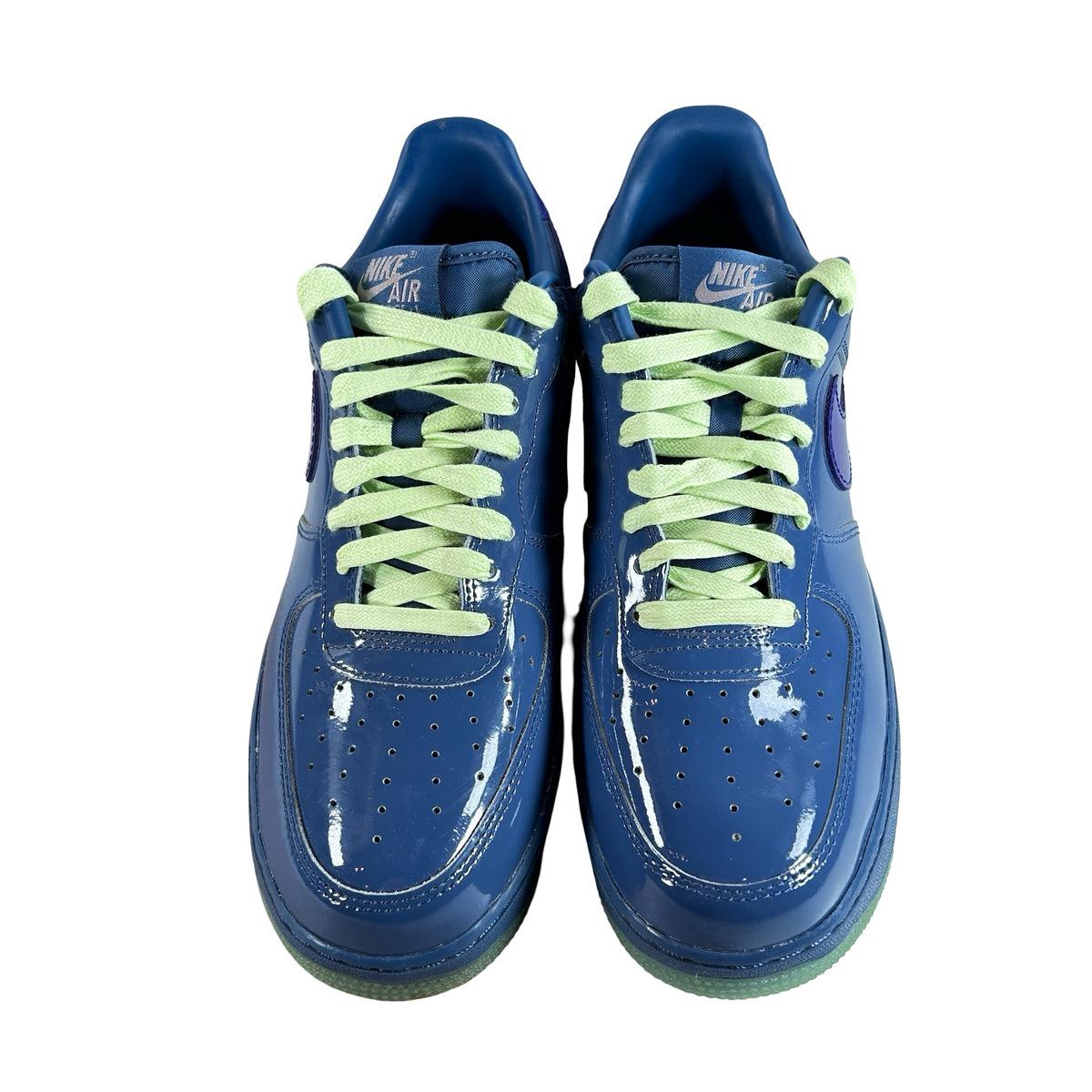 IO4489 400 Nike Air Force 1 Low Patent Leather Mystic Navy Grape Ice [USED] - 10.5 M (Used2)
