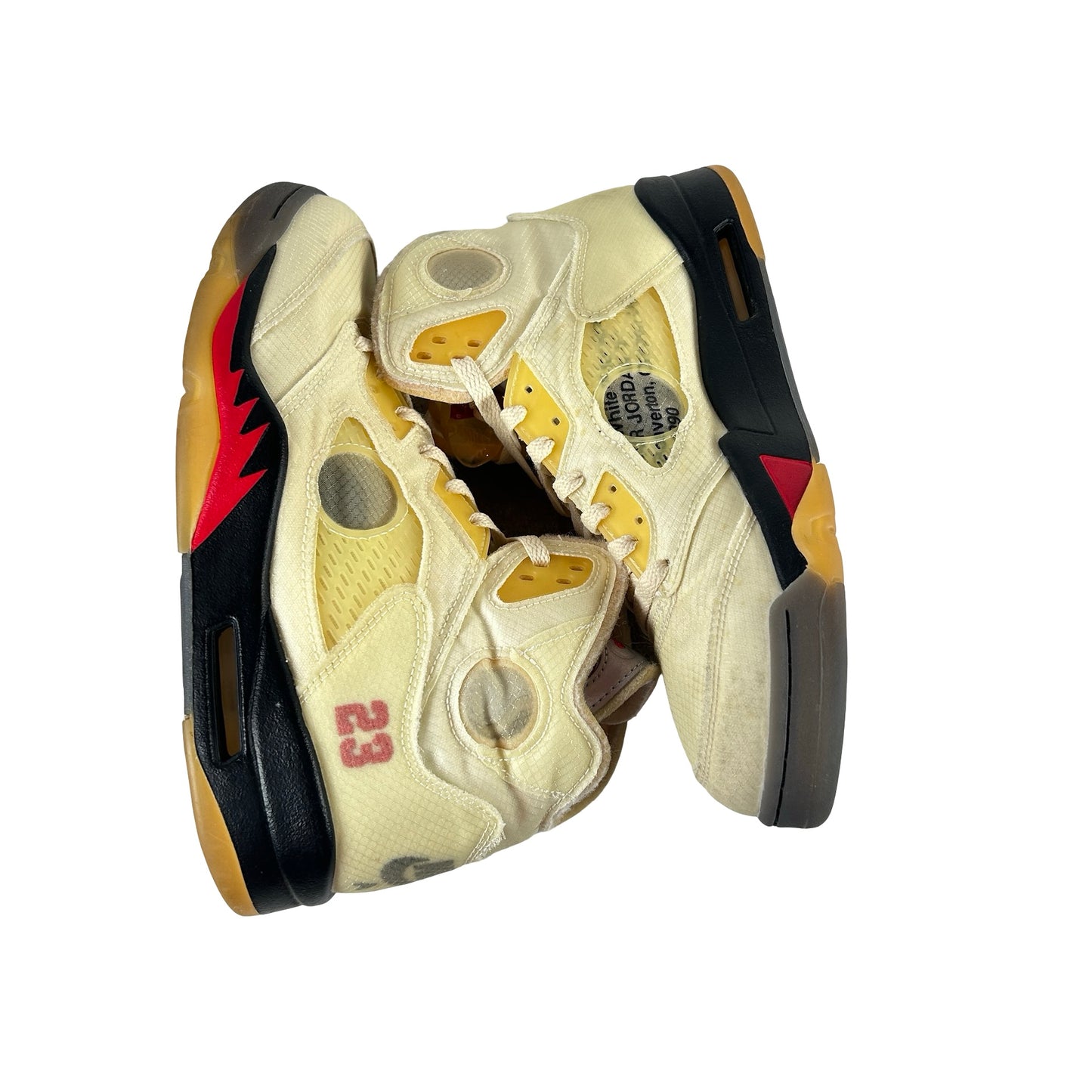 DH8565 100 Jordan 5 Off-White Sail [USED] - 10.5 M (Used) (Replace Box)