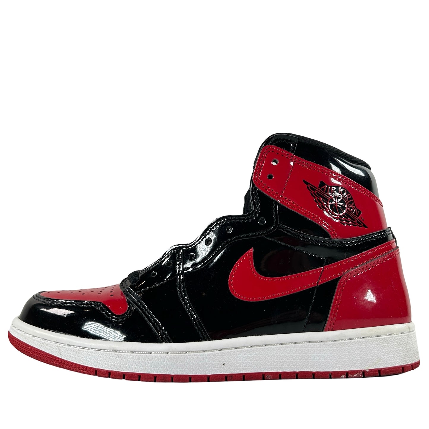 555088 063 Jordan 1 Retro High OG Patent Bred [USED] - 9 M (Used2)