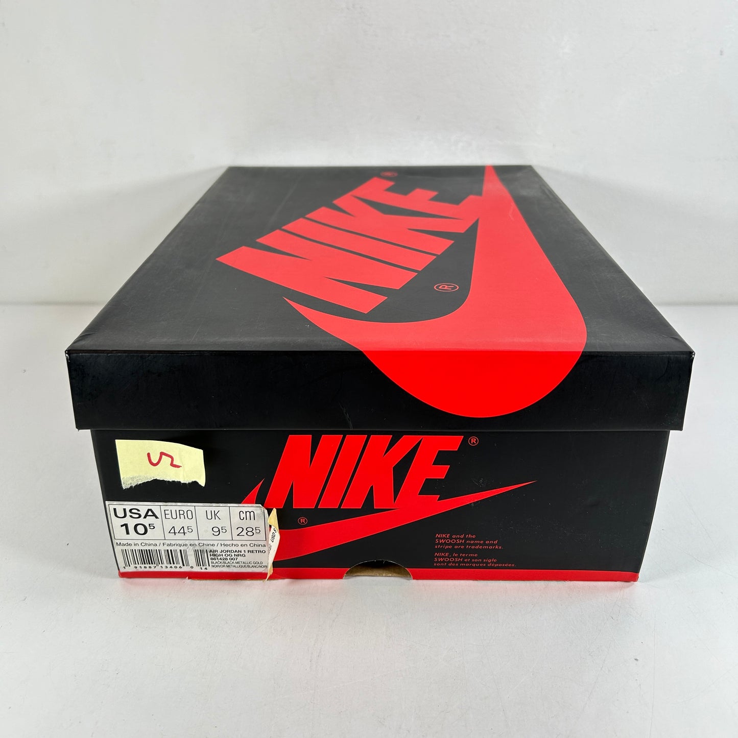 861428 007 Jordan 1 Retro High NRG Patent Gold Toe [USED] - 10.5 M (Used2)