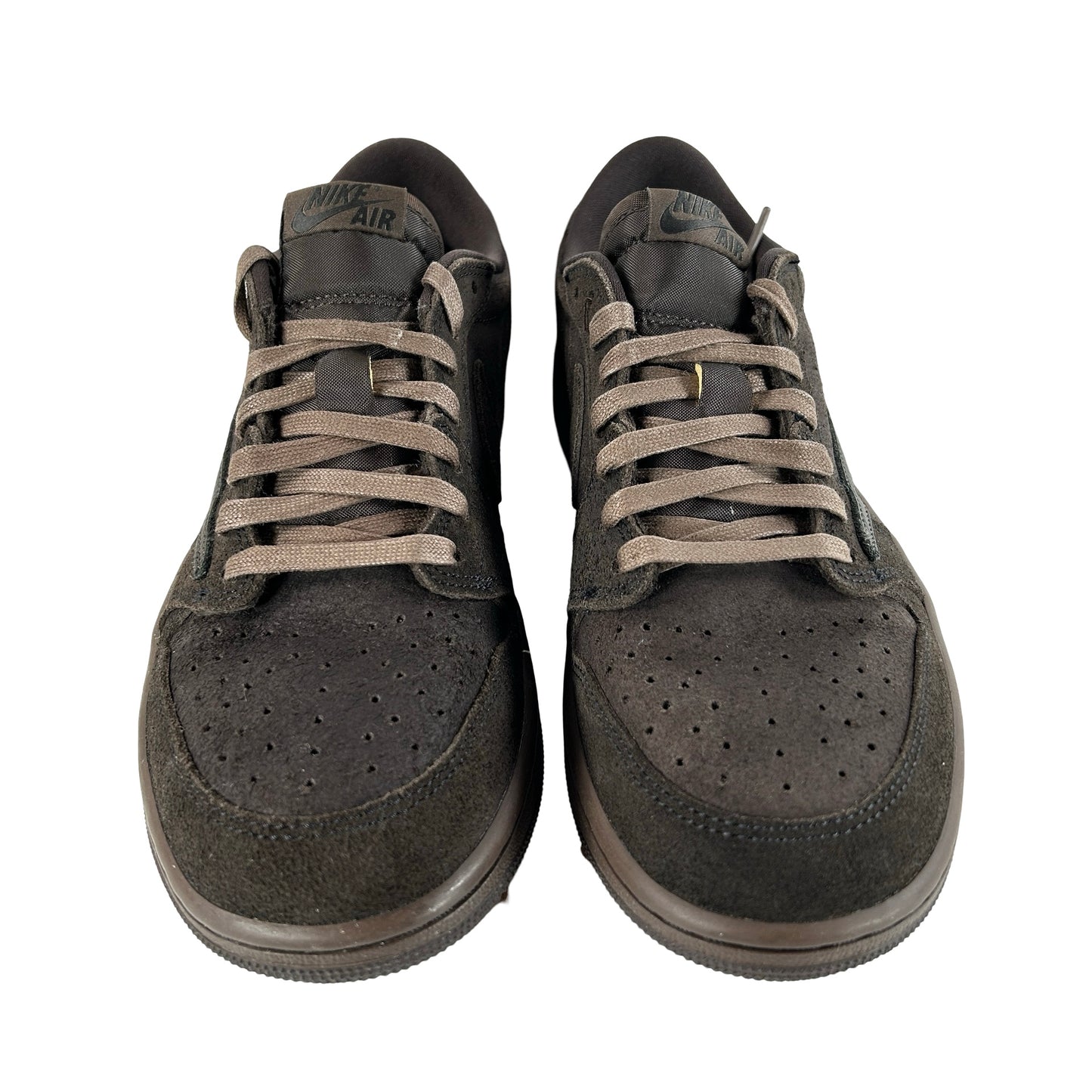 DM7866 202 Jordan 1 Retro Low OG SP Travis Scott Velvet Brown [USED] - 9.5 (Used)