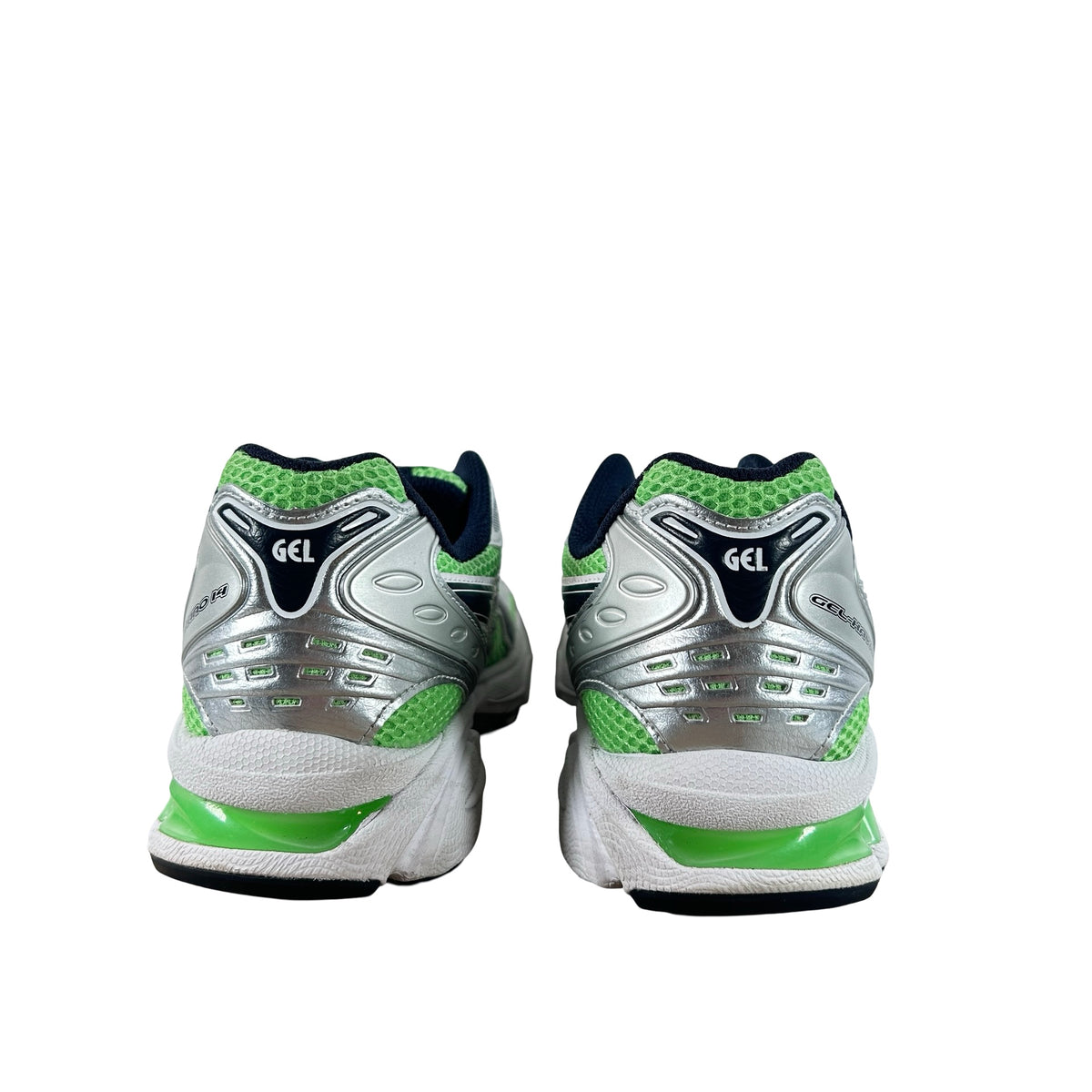 1202A056 300 ASICS Gel-Kayano 14 Bright Lime Midnight (Women's) [USED] - 11 W (Used)