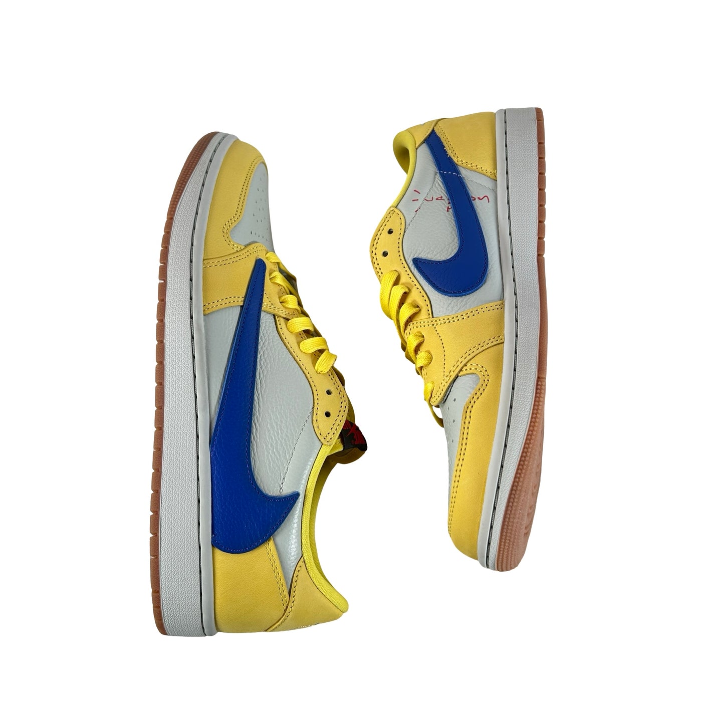 DZ4137 700 Jordan 1 Retro Low OG SP Travis Scott Canary (Women's) [USED] - 11.5 W (Used4)