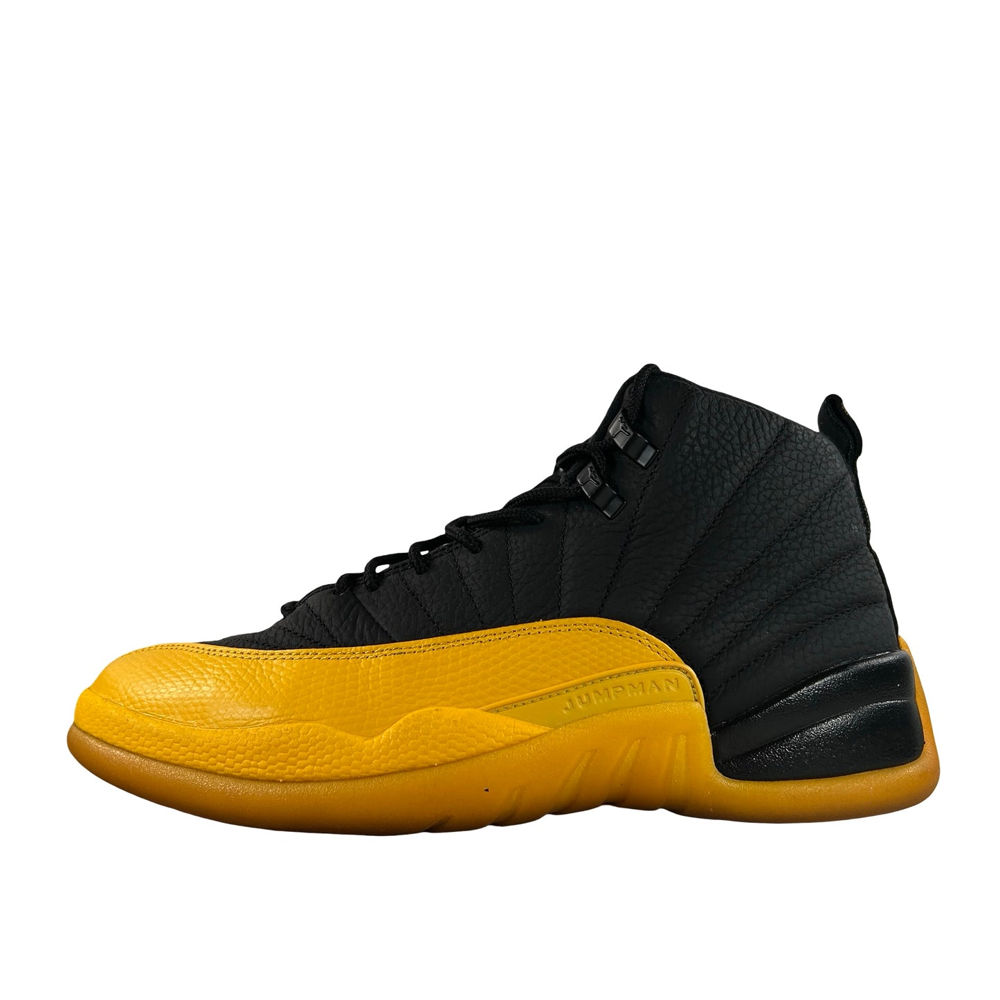 130690 070 Jordan 12 Black University Gold [USED] - 9.5 M (Used)