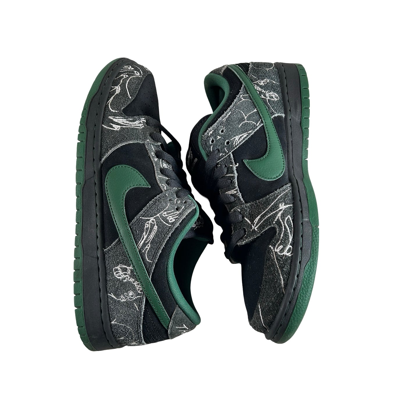 HF7743 001 Nike SB Dunk Low There Skateboards [USED] - 10 M (Used)