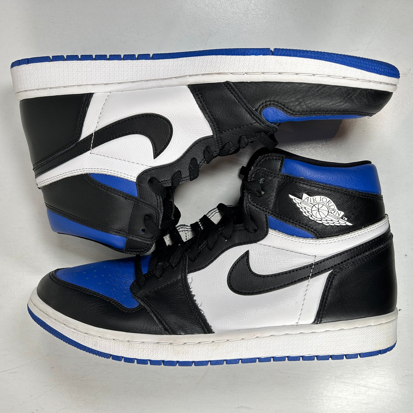 555088 041 Jordan 1 Royal Toe [USED] - 13 M (Used2) (No Box)