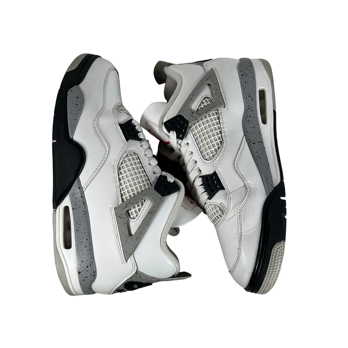 FV5029 100 Jordan 4 Retro White Cement (2025) [USED] - 9.5 M (Used21)