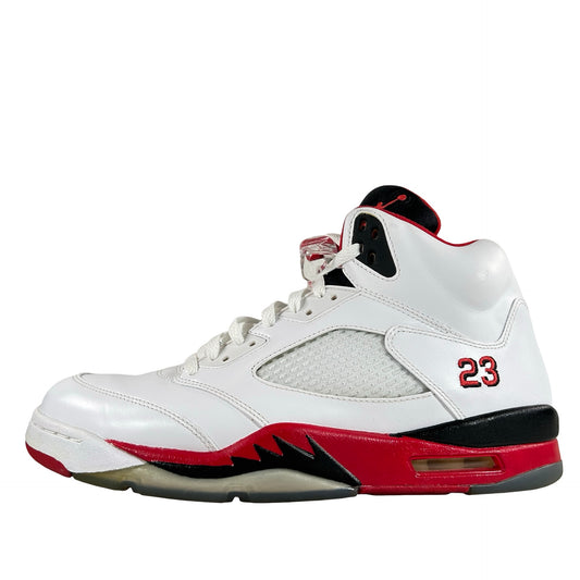 136027 120 Jordan 5 Retro Fire Red Black Tongue (2013) [USED] - 10.5 M (Used)