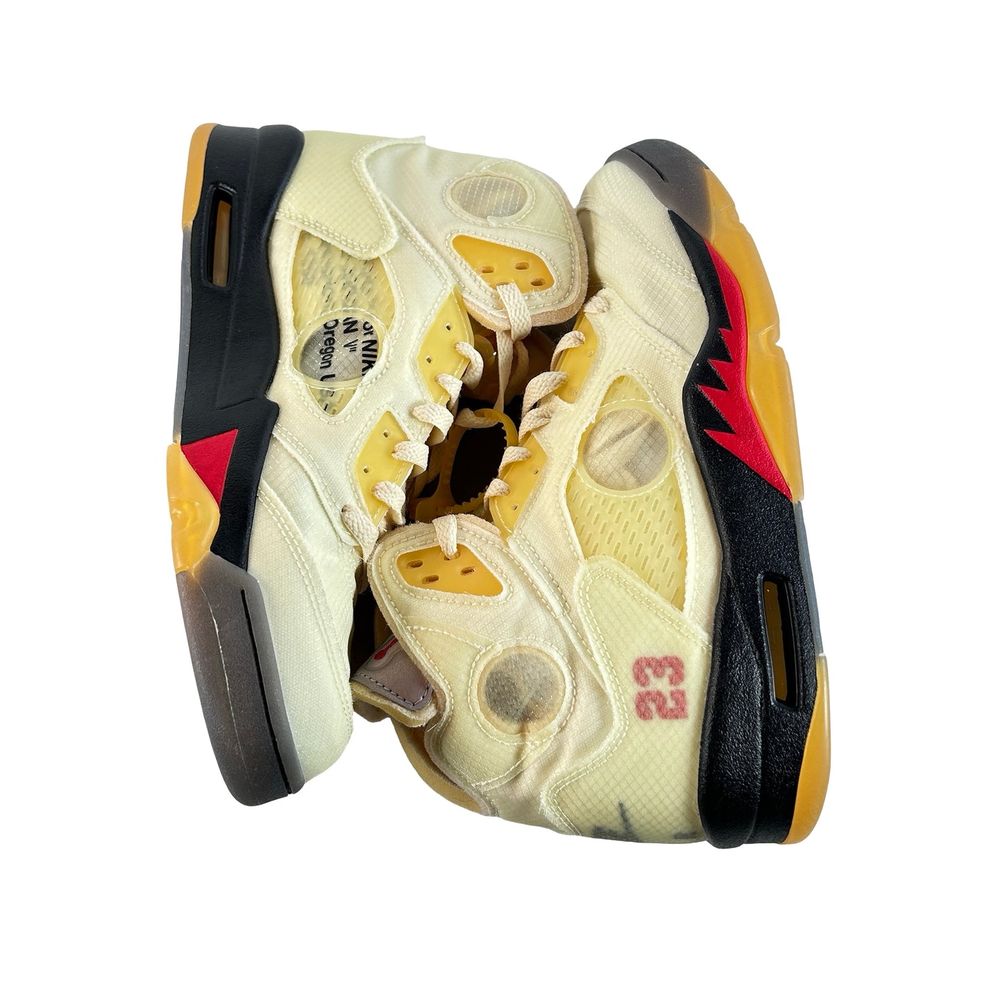 DH8565 100 Jordan 5 Off-White Sail [USED] - 9 M (VNDS) (No Box)