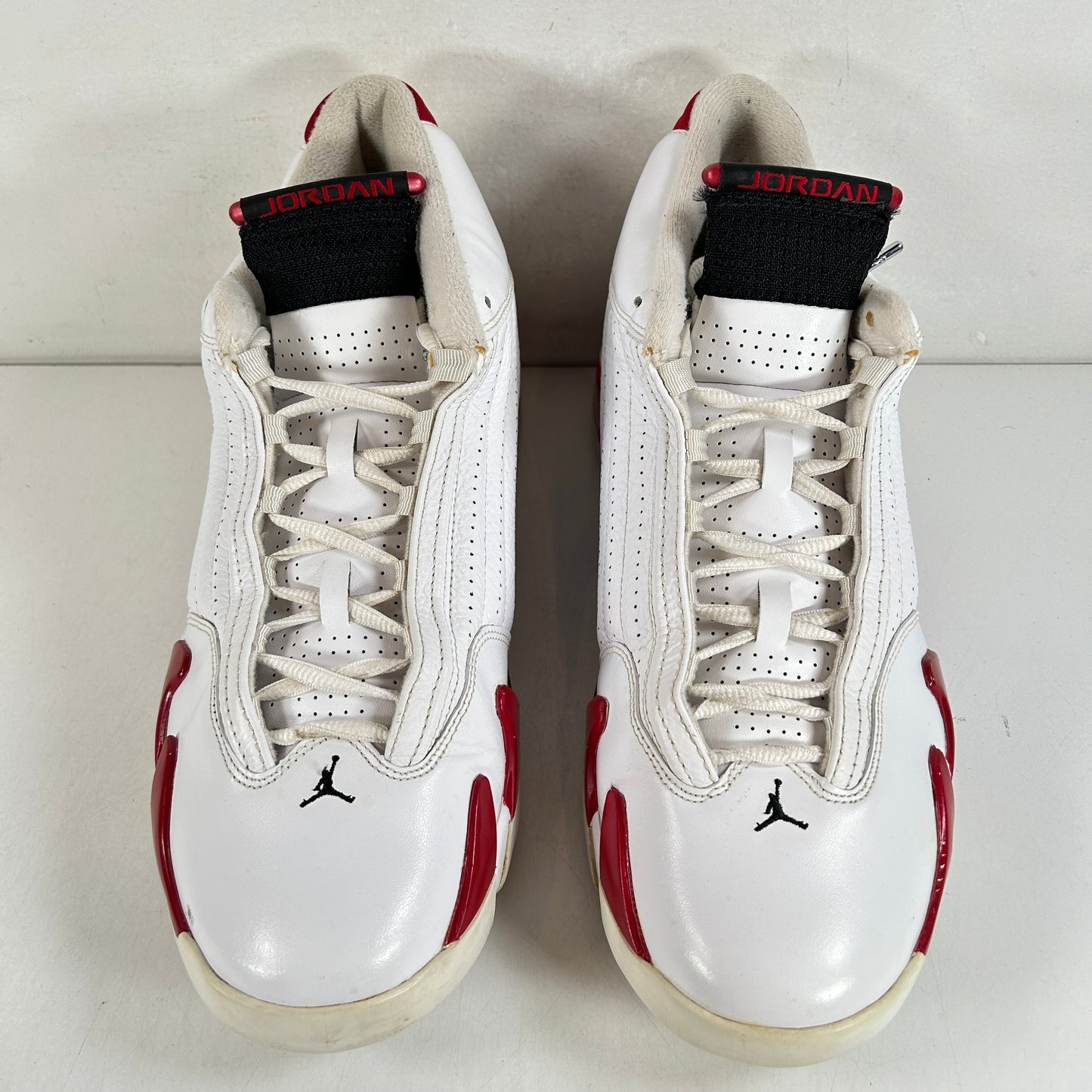 487471 101 Jordan 14 Retro Candy Cane (2012) [USED] - 12 M (Used)