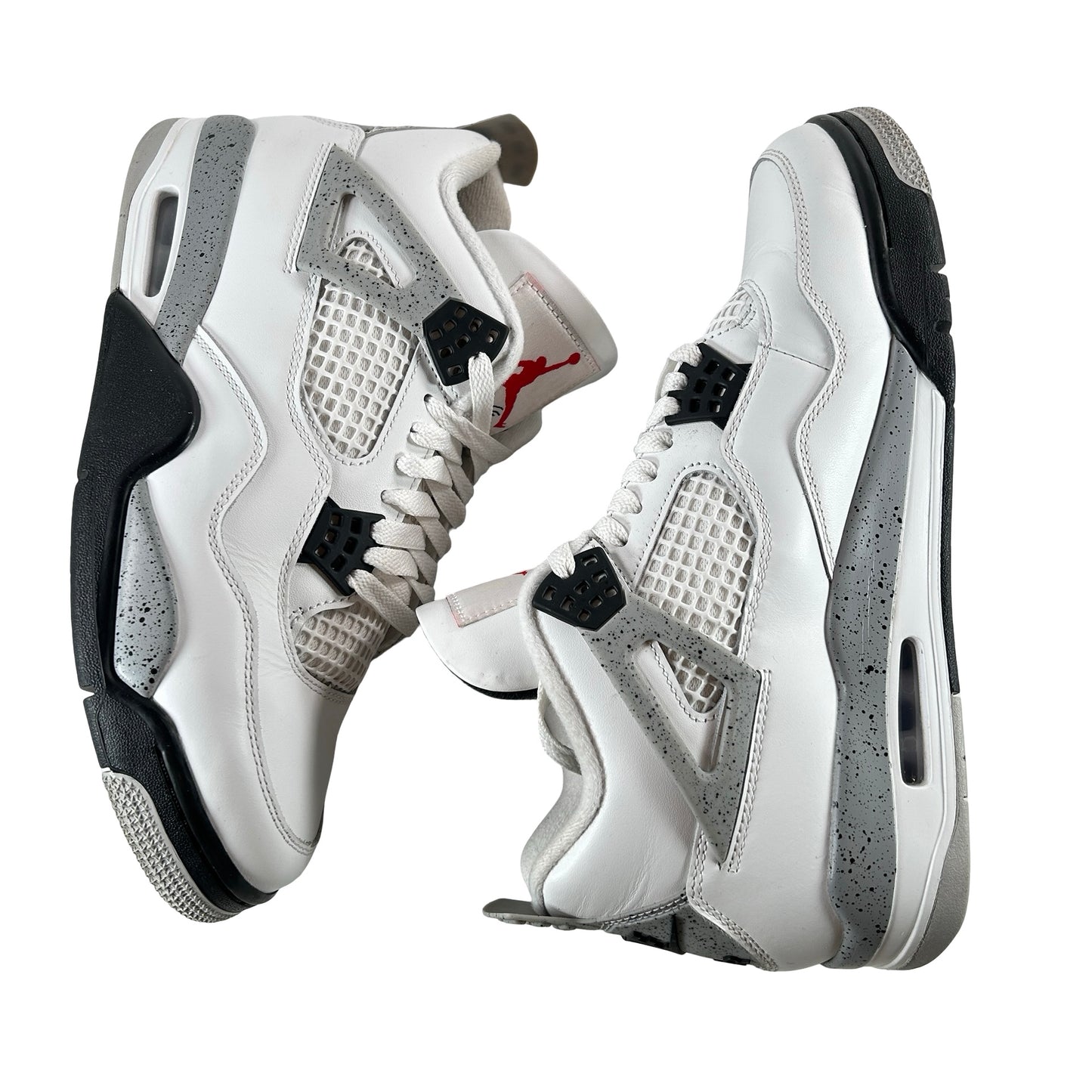 FV5029 100 Jordan 4 Retro White Cement (2025) [USED] - 9.5 M (Used) (No Box)