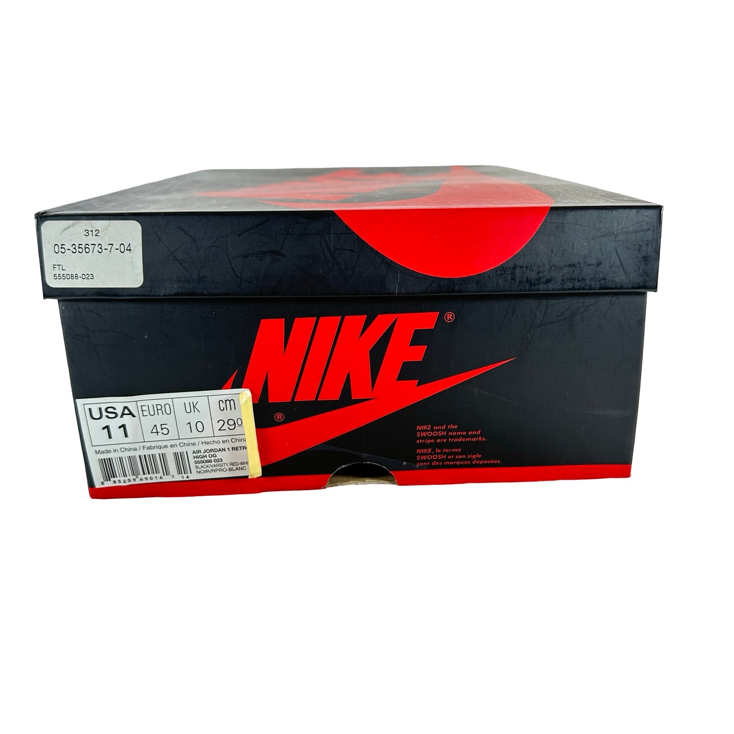 555088 023 Jordan 1 Retro Bred (2013) [USED] - 11 M (Used)
