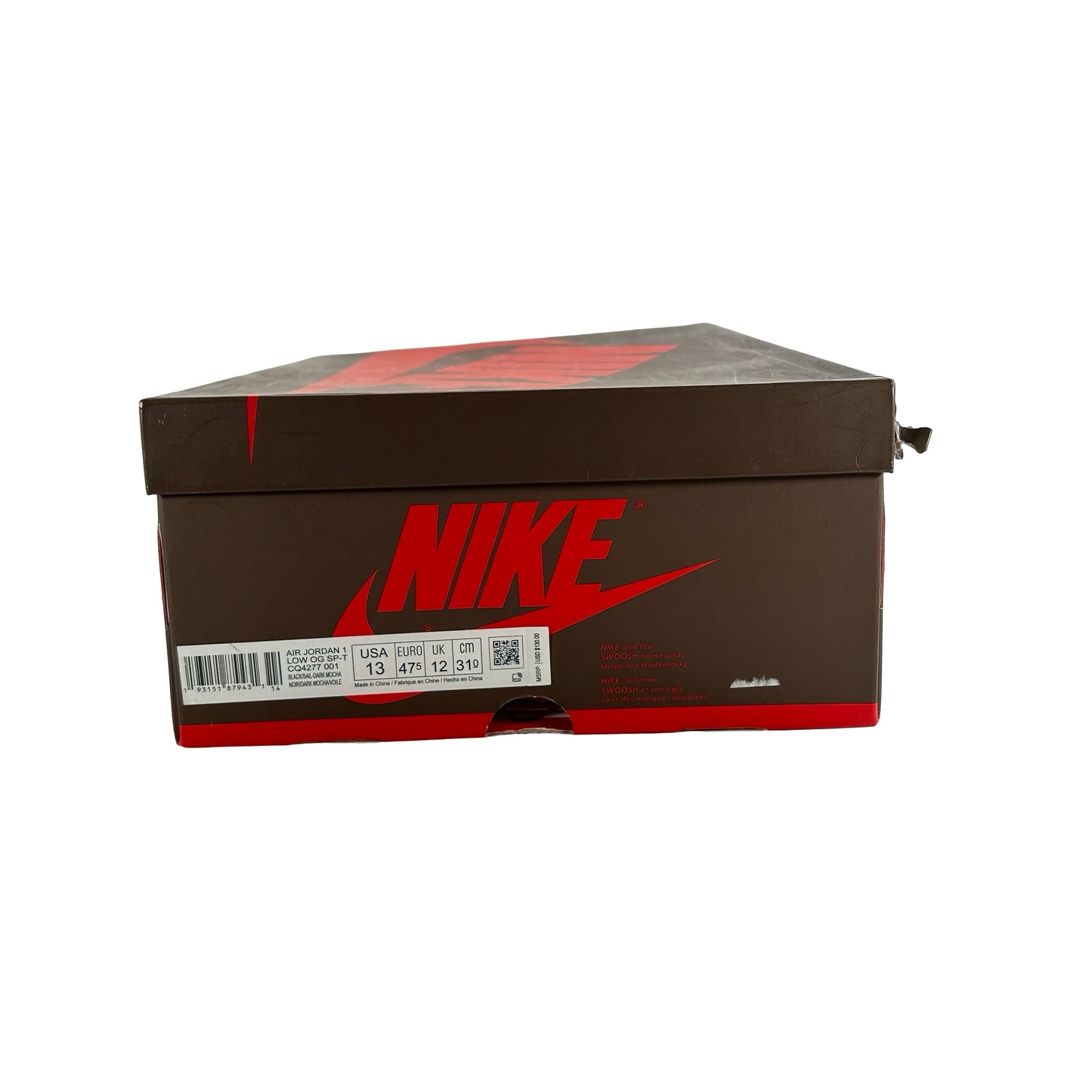 CQ4277 001 Jordan 1 Low Travis Scott Mocha [USED] - 13 M (Used)
