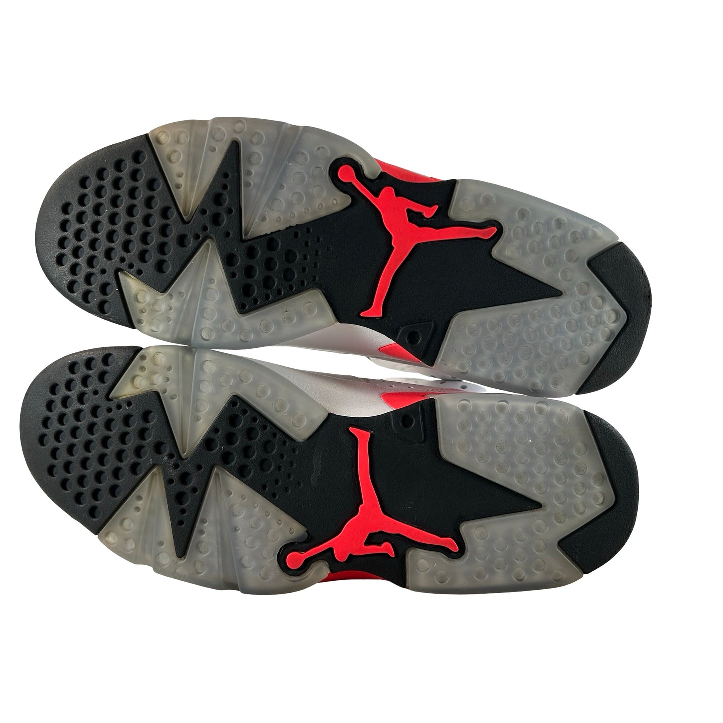 384664 123 Jordan 6 Retro Infrared White (2014) [USED] - 9 M (Used) (No Box) (Sample)