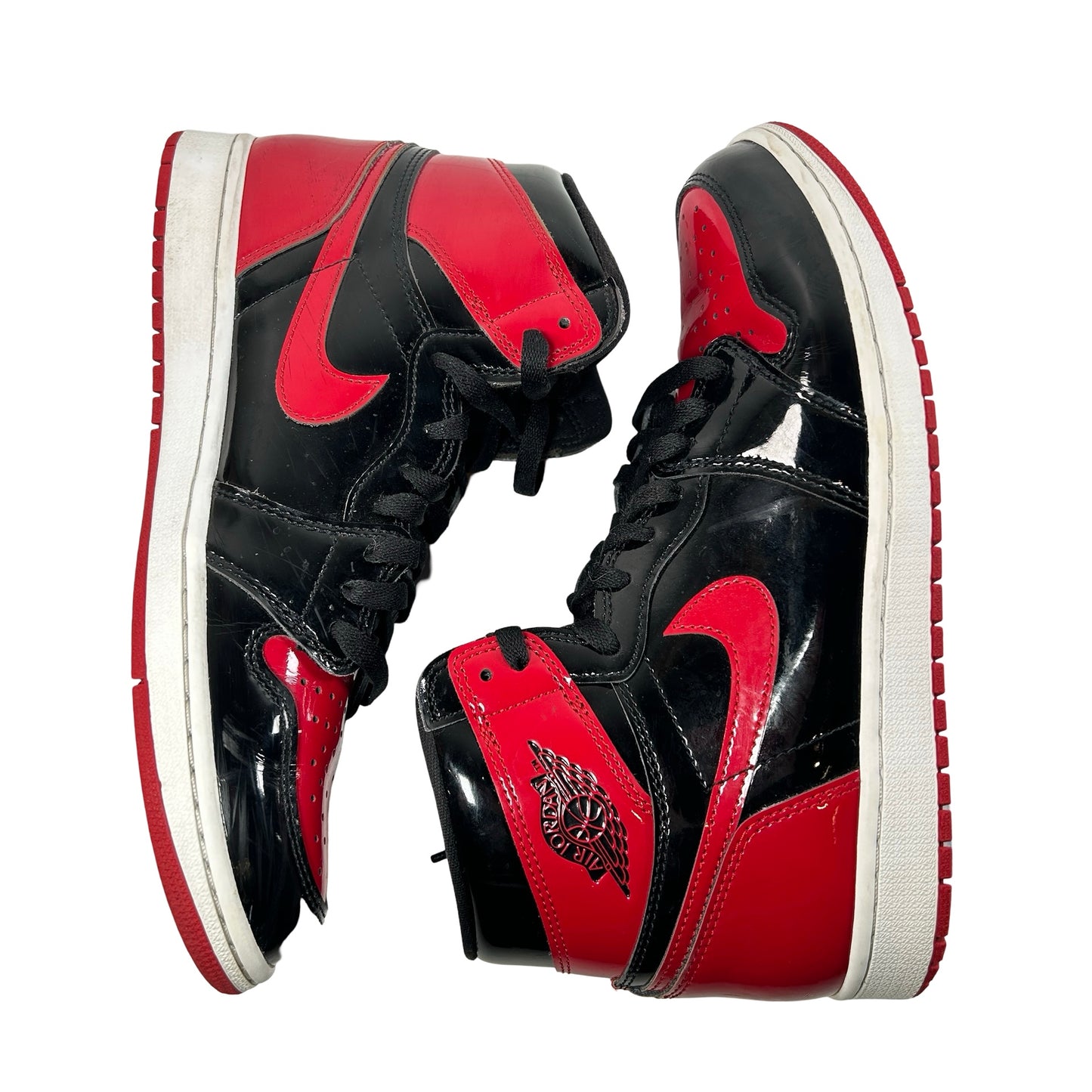 555088 063 Jordan 1 Retro High OG Patent Bred [USED] - 10.5 M (Used) (No Box)