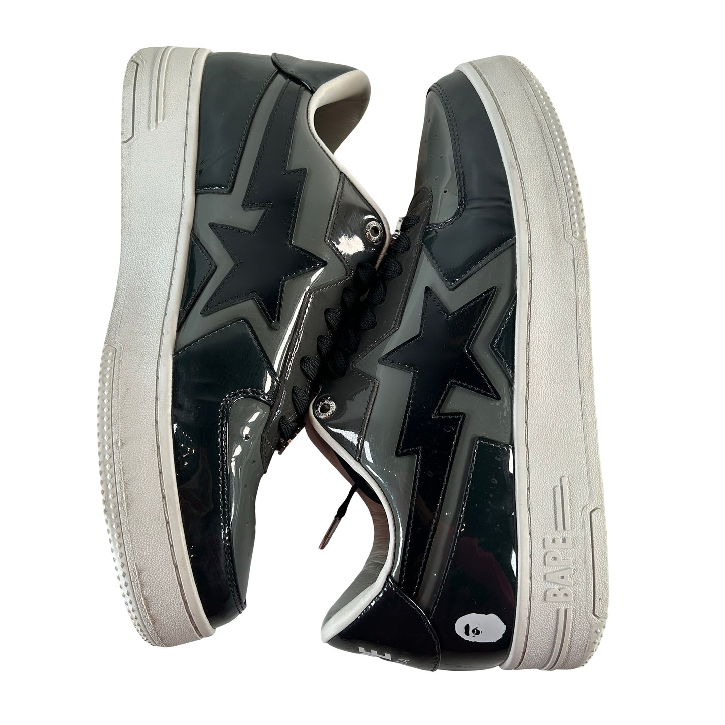 1K80 191 308 A Bathing Ape Bape Sta Icon M2 Black [USED] - 11 M (Used)