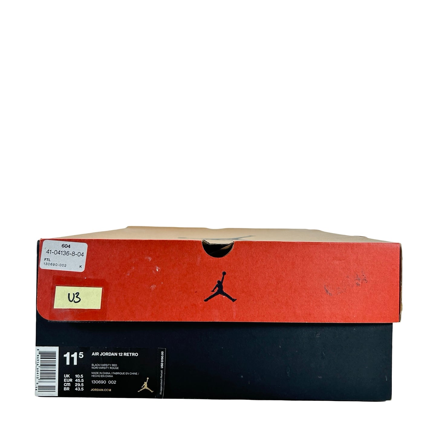130690 002 Jordan 12 Retro Flu Game (2016) [USED] - 11.5 M (Used3)