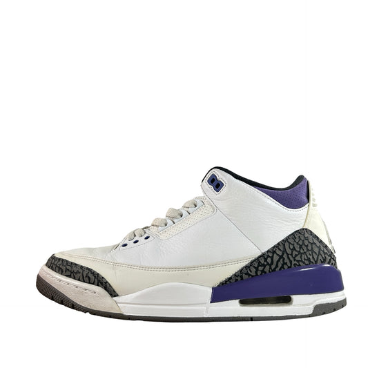 CT8532 105 Jordan 3 Retro Dark Iris [USED] - 10.5 M (Used) (Replace Box)