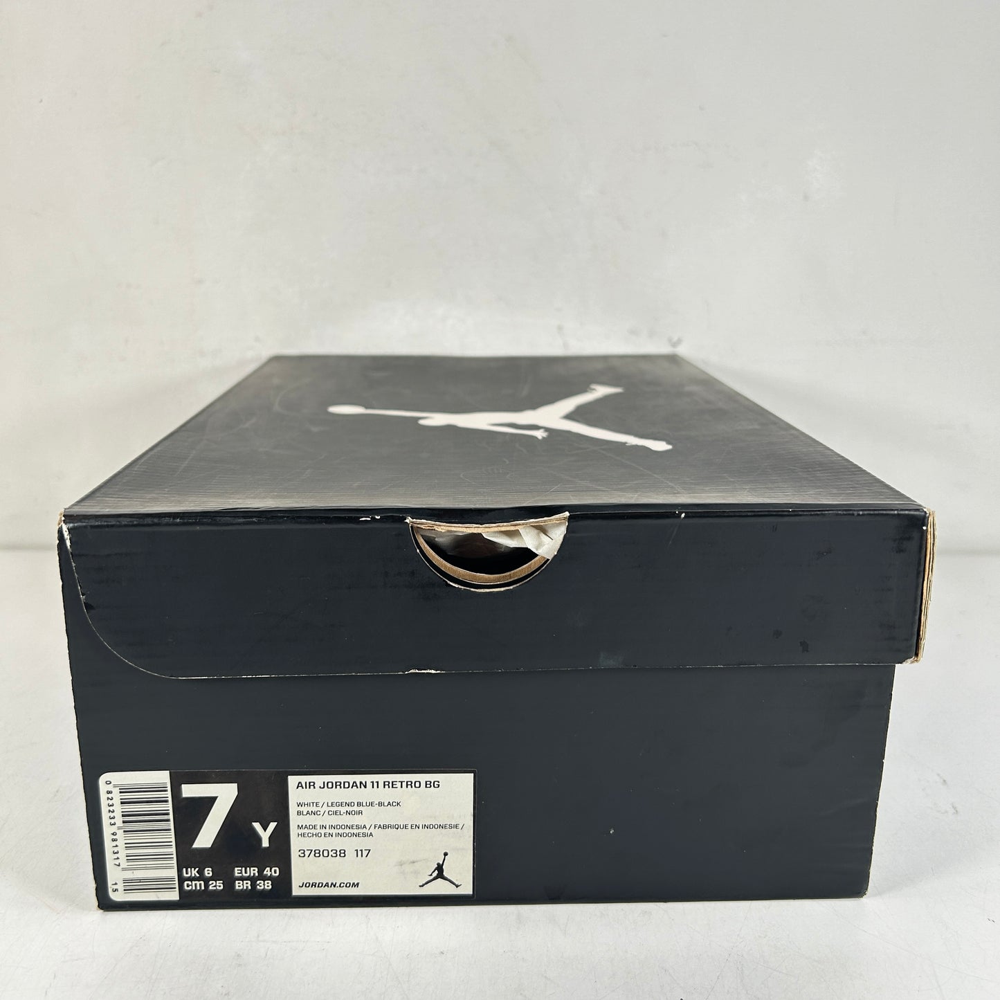 378038 117 Jordan 11 Retro Legend Blue (2014) (GS) [USED] - 7 Y (Used)