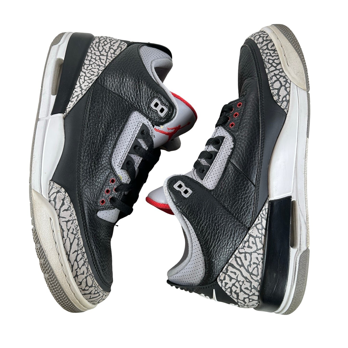 854262 001 Jordan 3 Black Cement 2018 [USED] - 11.5 M (Used) (No Box)