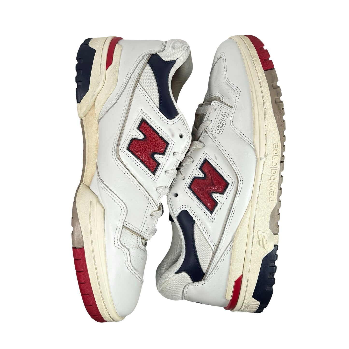 BB550A3 New Balance 550 Aime Leon Dore White Navy Red [USED] - 10.5 M (Used) (No Box)