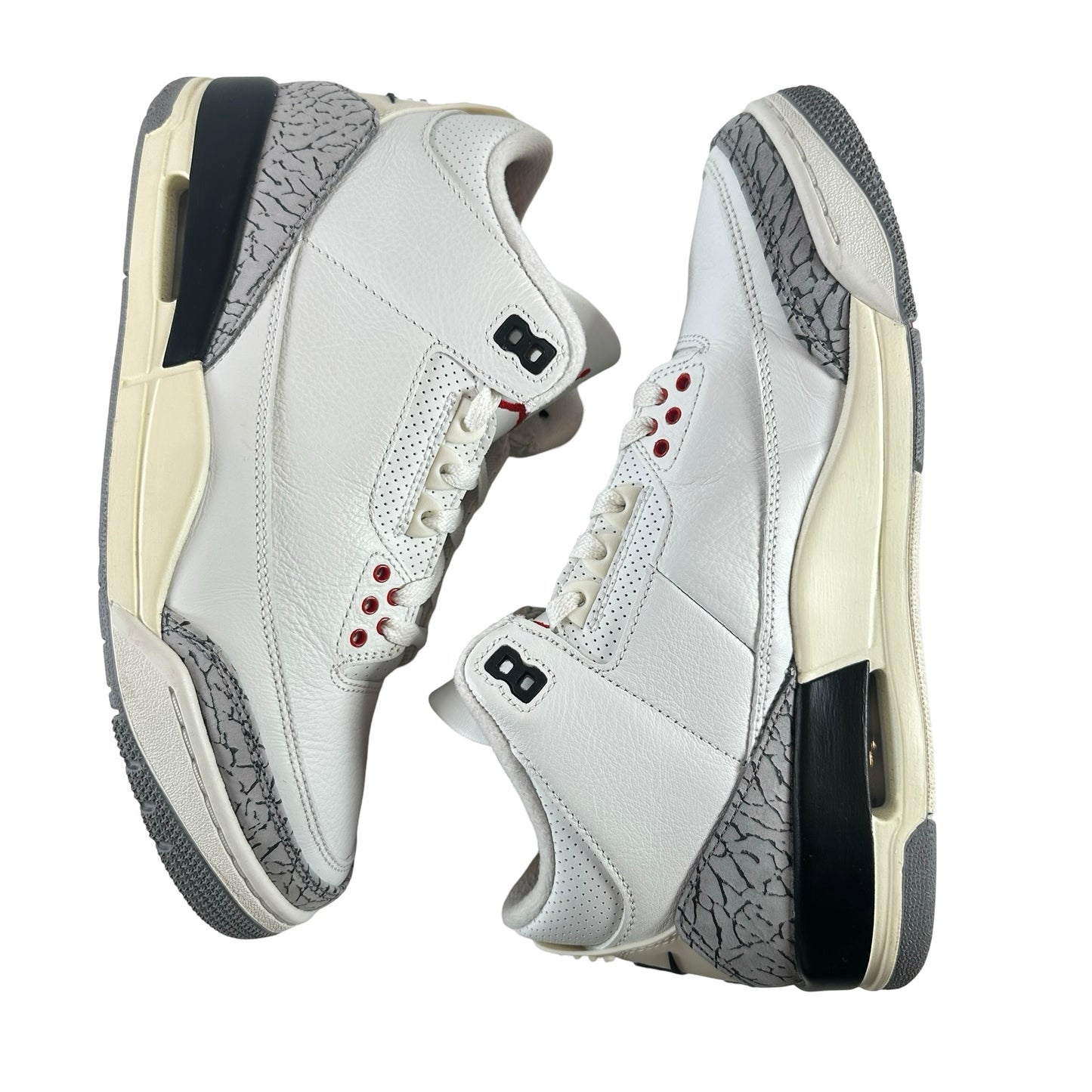 DN3707 100 Jordan 3 Retro White Cement Reimagined [USED] - 8.5 M (Used10)
