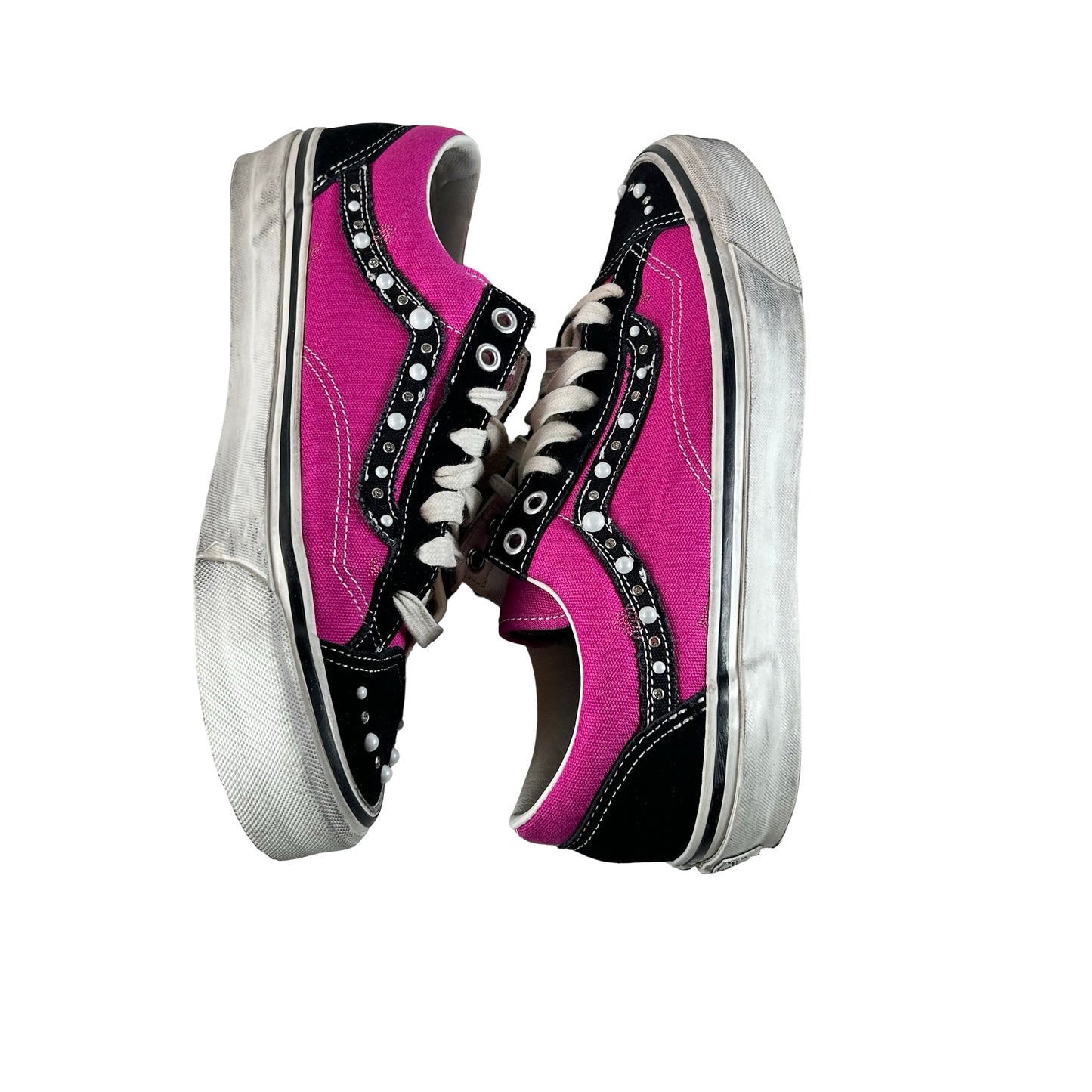 VN000E8VHLE Vans OTW Old Skool 36 Pearlized Pack Pink Black [USED] - 9 M (Used)