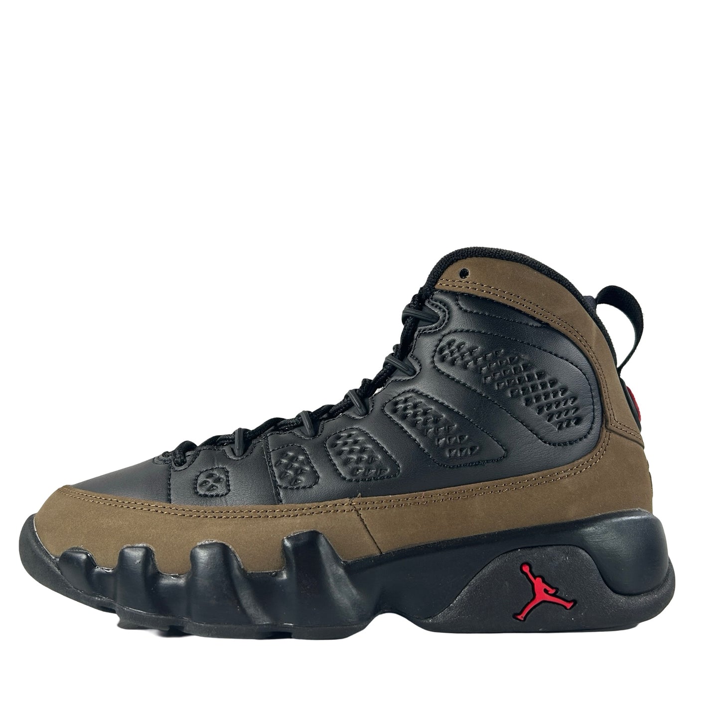 HV4574 030 Jordan 9 Retro Olive (2024) (GS) [USED] - 4.5 Y (Used) (No Box)