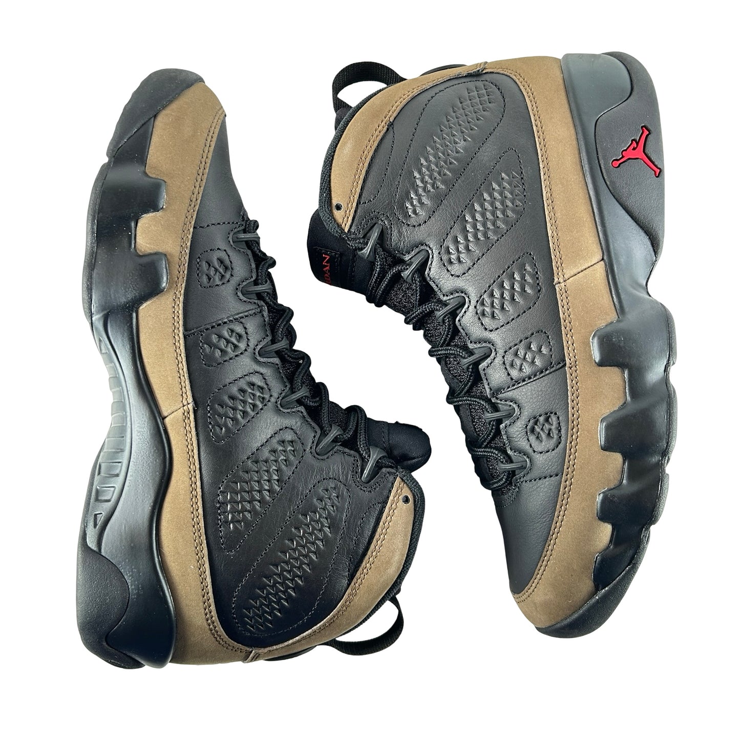 HV4794 030 Air Jordan 9 Retro Olive (2024) [USED] - 7 M (Used)