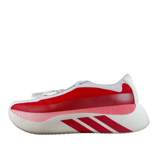 KI1913 adidas Hyper Boost Edge White Pure Ruby - 14 M (No Box) (Markings on Outsole)