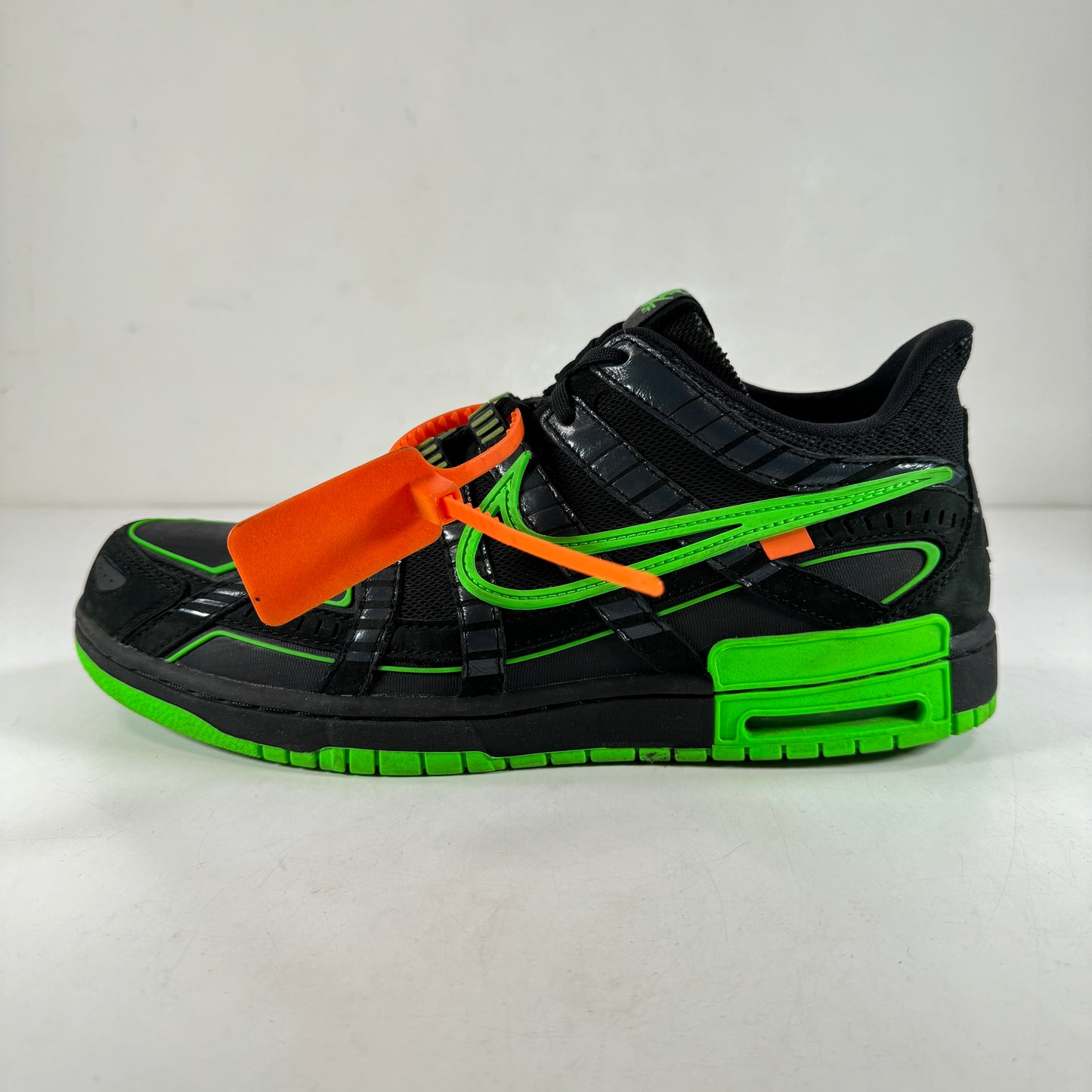 CU6015 001 Nike Air Rubber Dunk Off-White Green Strike [USED] - 11.5 M (Used) (No Box)
