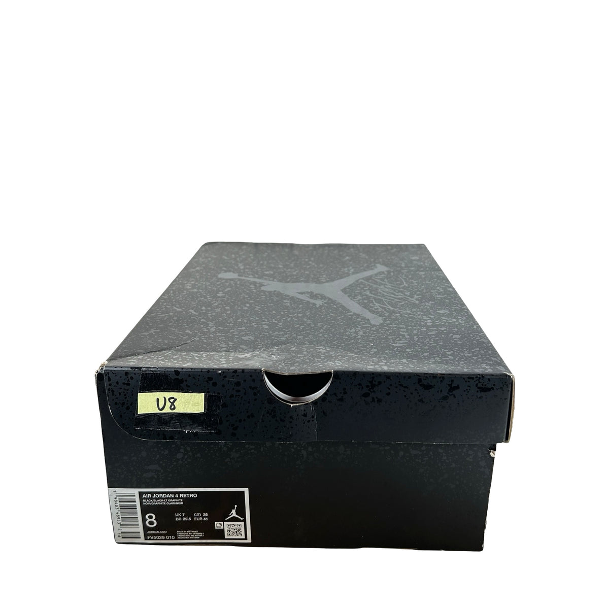 FV5029 010 Jordan 4 Retro Black Cat (2025) [USED] - 8 M (Used8)