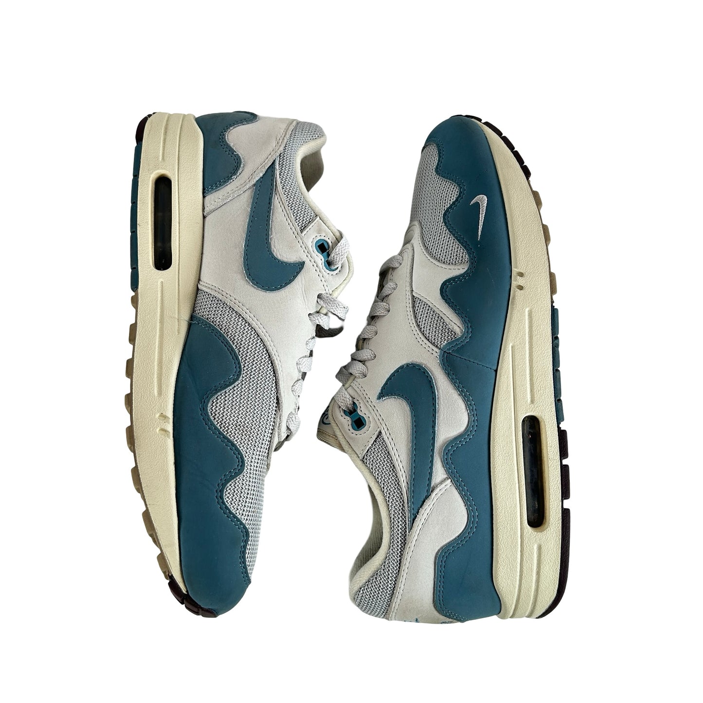 DH1348 004 Nike Air Max 1 Patta Waves Noise Aqua (with Bracelet) [USED] - 11 M (Used3)