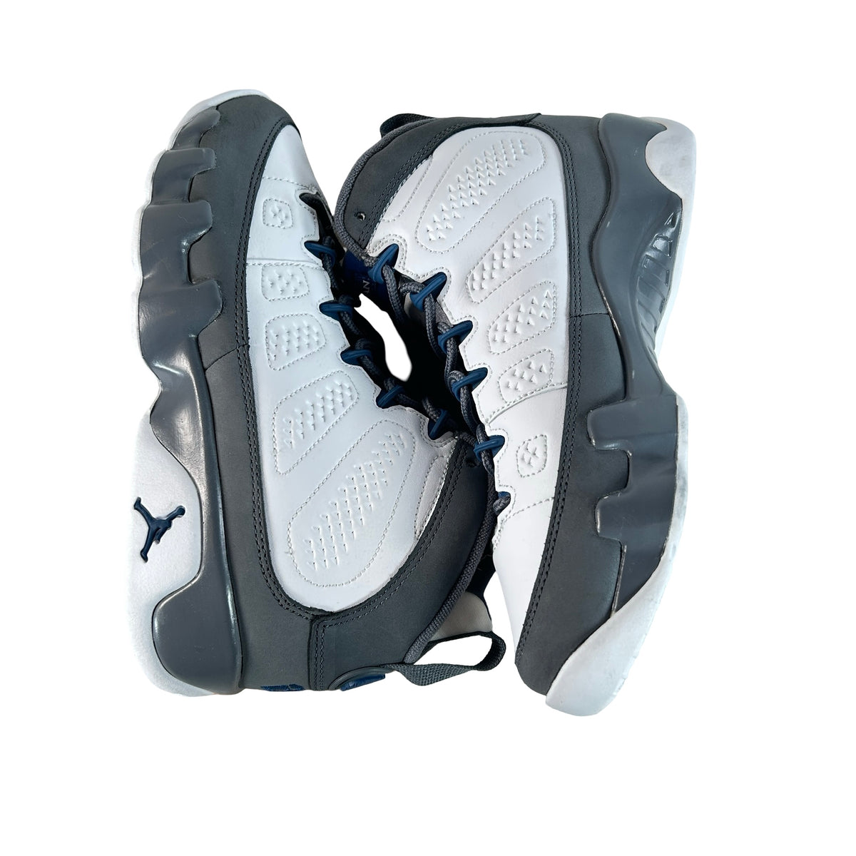 HV4574 100 Jordan 9 Retro Flint Grey French Blue (2026) (GS) [USED] - 6.5 Y (VNDS)