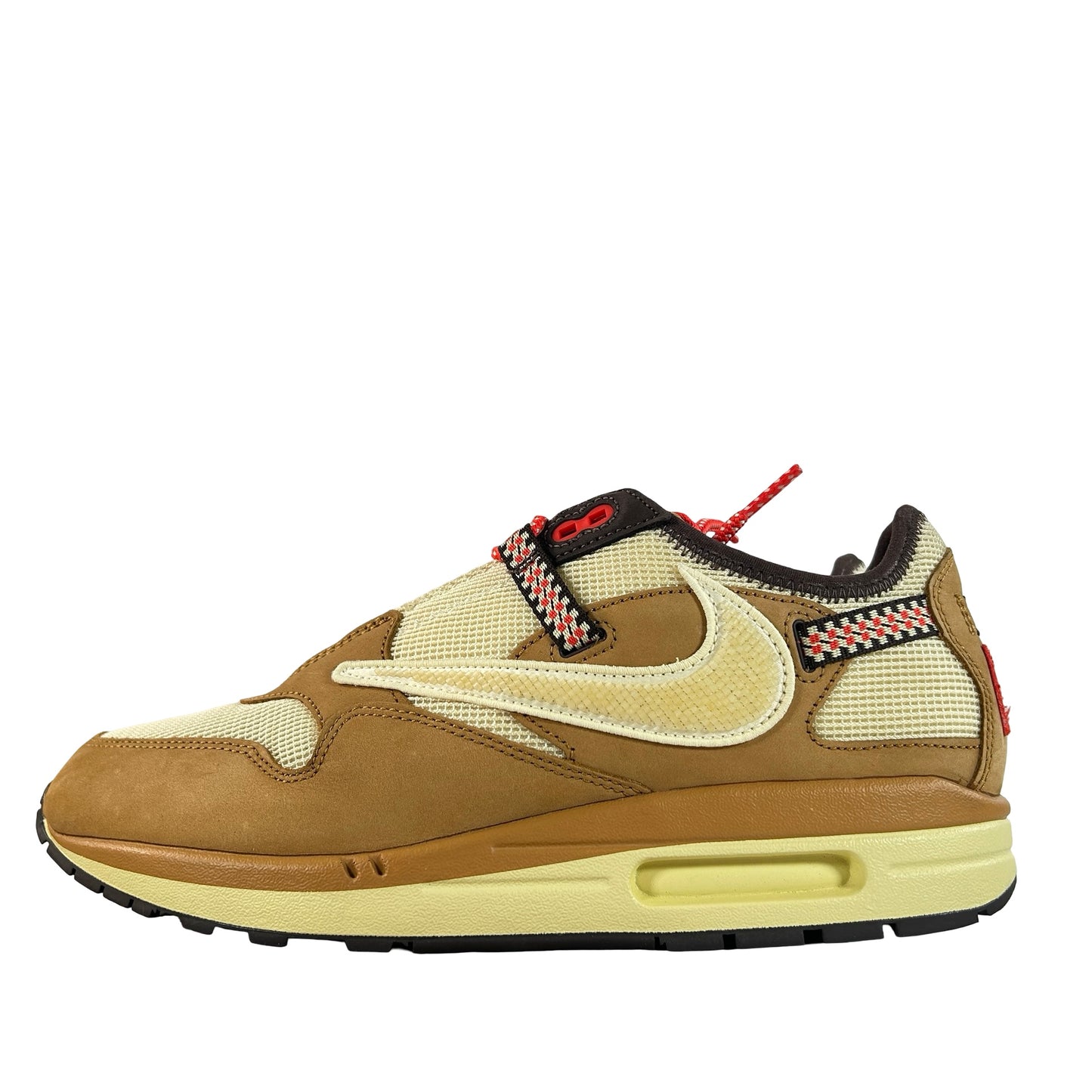 DO9392 701 Nike Air Max 1 Travis Scott Cactus Jack Wheat Lemon Drop [USED] - 10 M (Used)