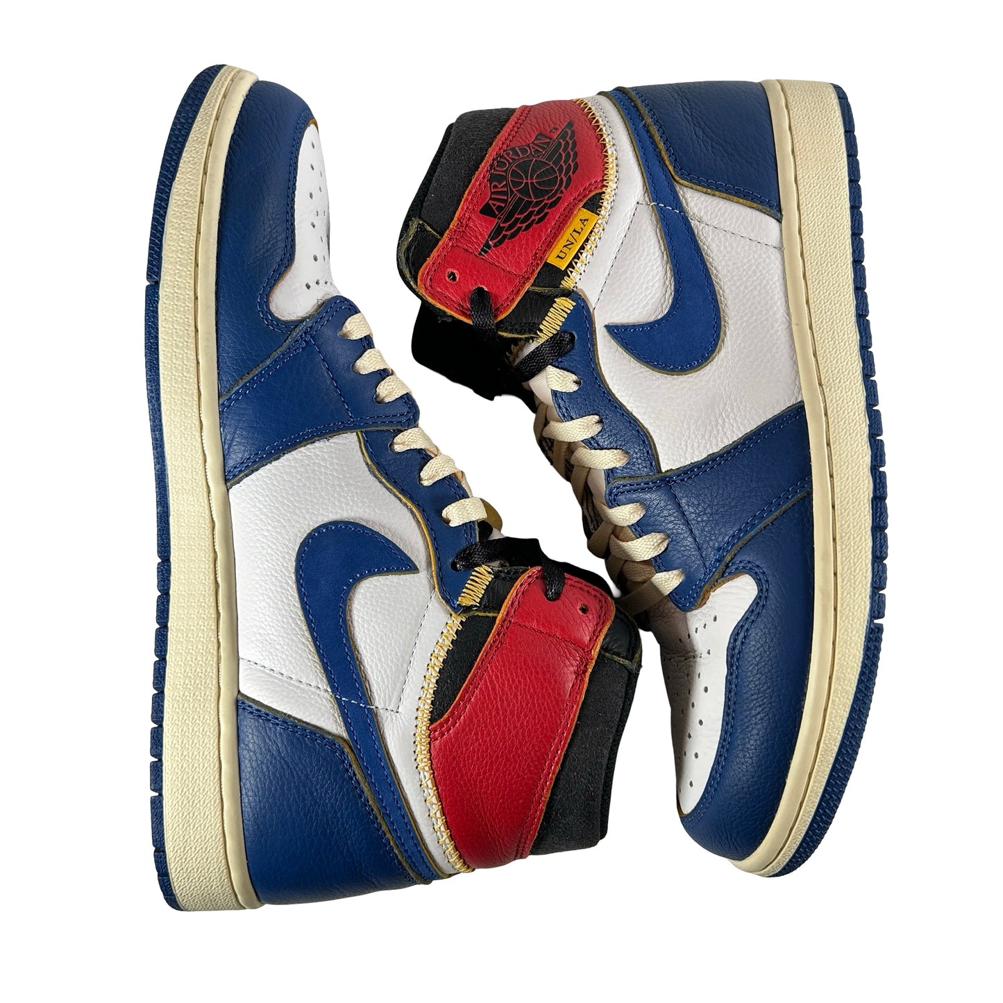 BV1300 146 Jordan 1 Union Storm Blue Toe [USED] - 9.5 M (Used)