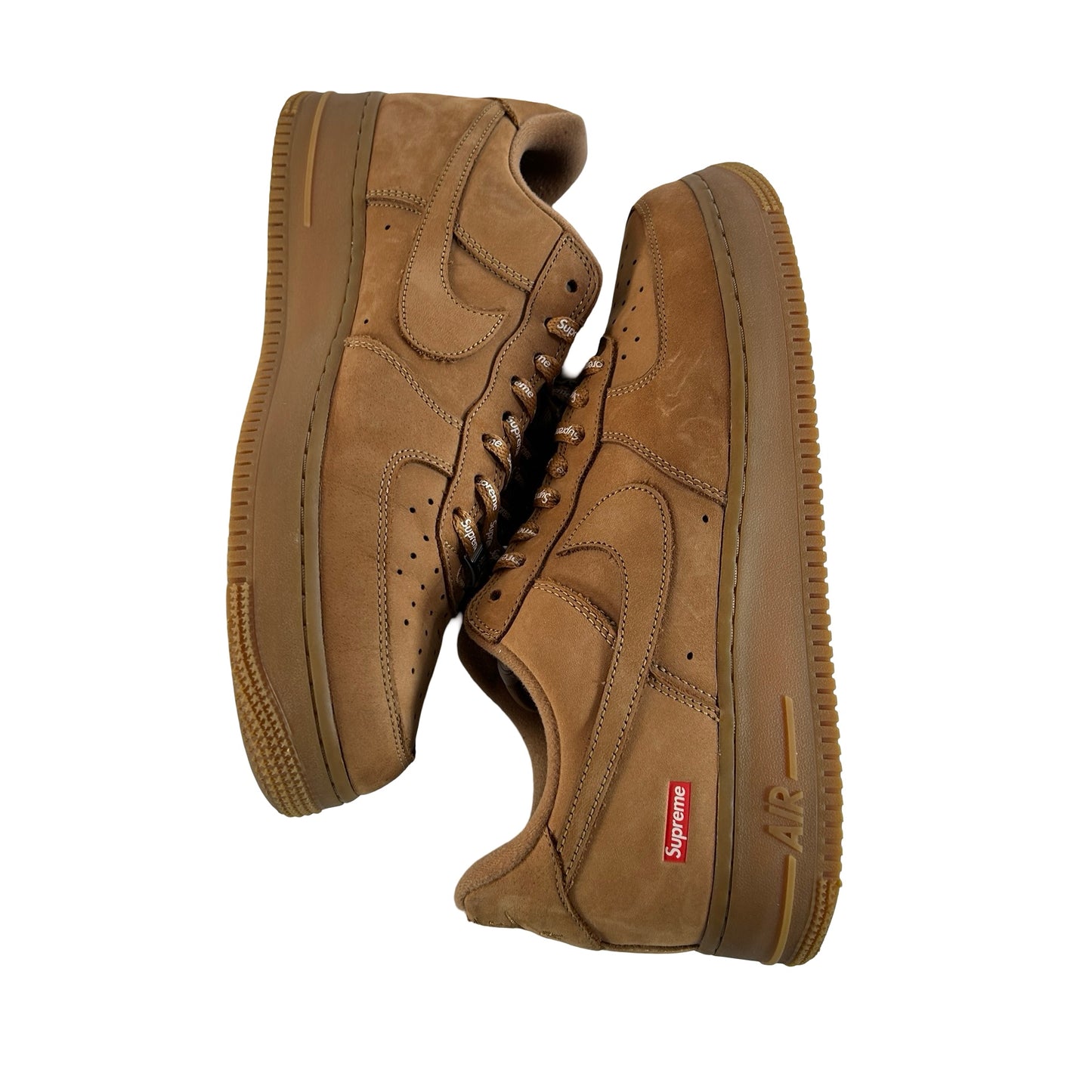 DN1555 200 Nike Air Force 1 Low SP Supreme Wheat [USED] - 11 M (Used2)